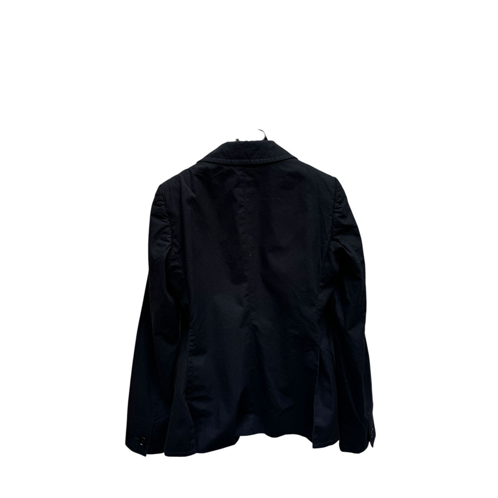 Miu Miu Black Cotton Blazer Jacket Size XS / US 0-2 / IT 36-38 - 5 Thumbnail