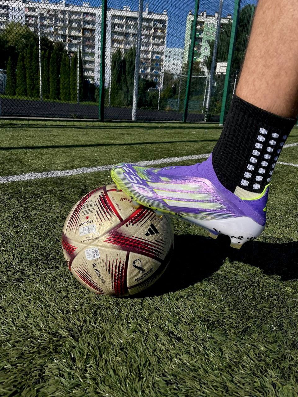 Adidas Soccer match ball Adidas Al-Hilm Finale Qatar OMB 22/23 Size ONE SIZE - 7 Thumbnail