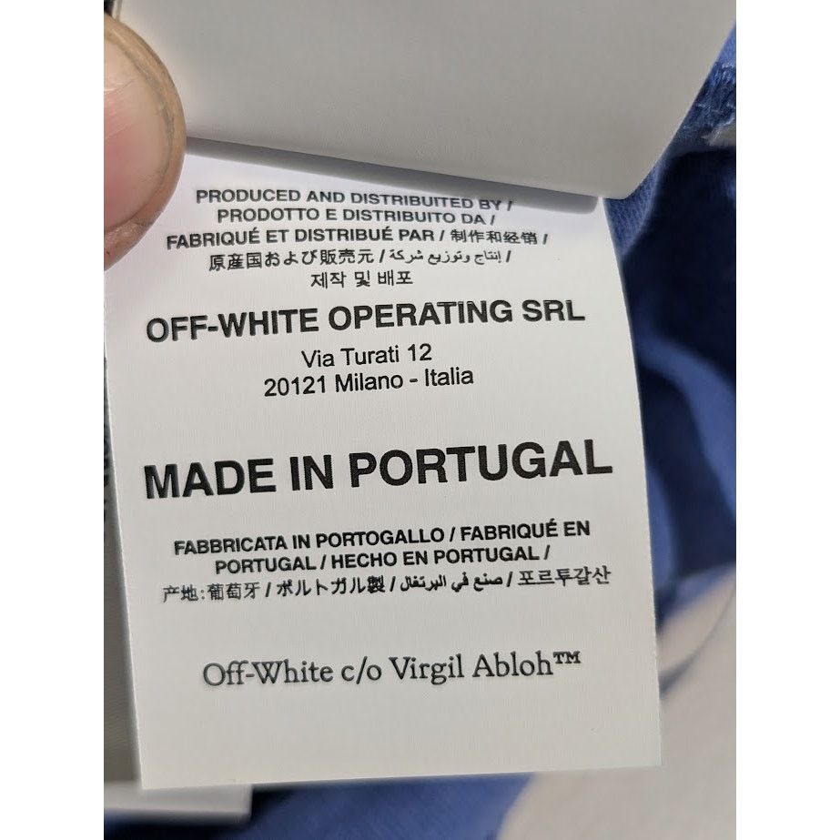 Off-White o1rshd1 SMR-Ibiza T-Shirt in Blue White Size US S / EU 44-46 / 1 - 23 Thumbnail