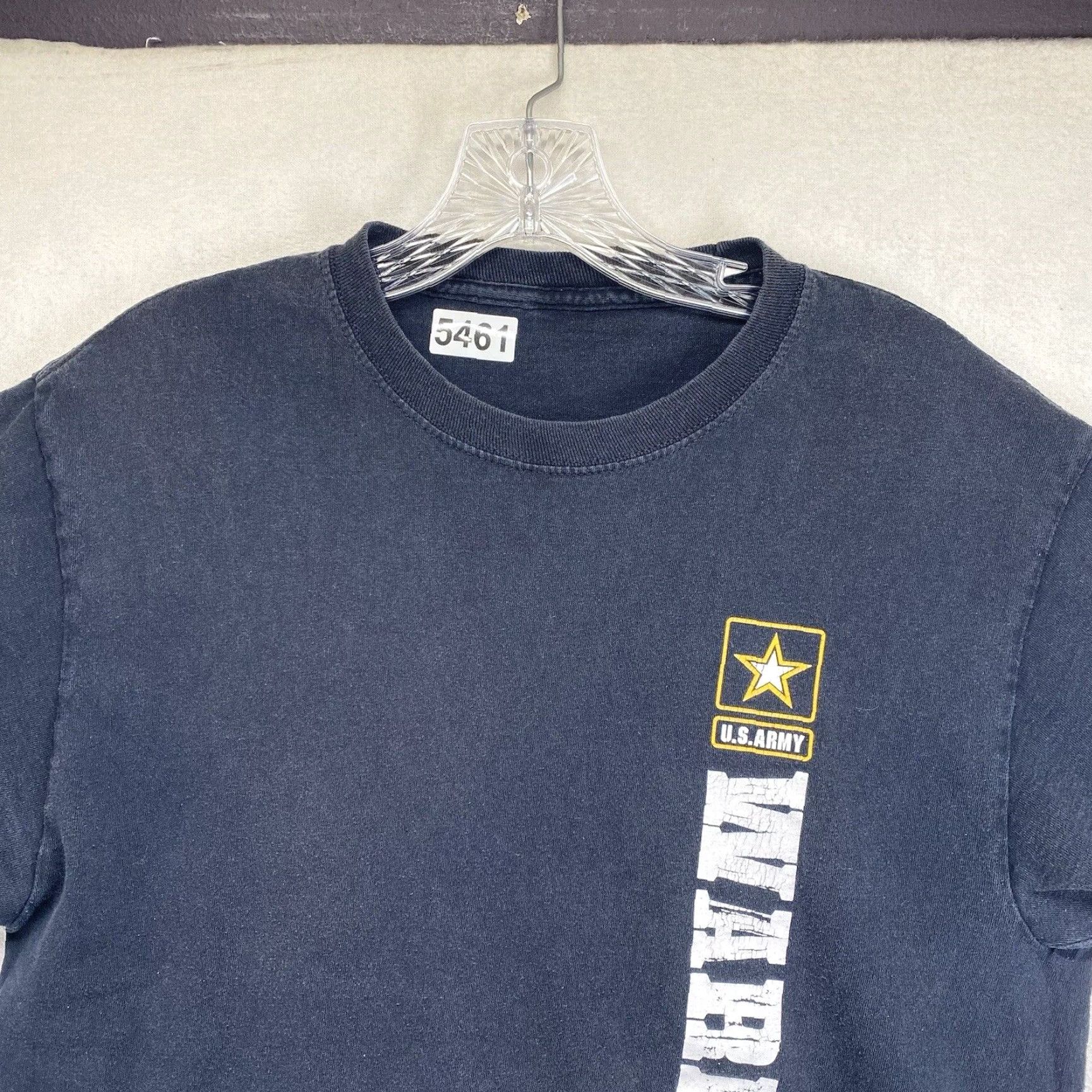 Vintage VINTAGE Y2K 2000s ARMY T Shirt Mens Small Slim Fit Black Crew Neck Short Sleeve Go Army Warrior Graphic Print USA 2000s Mens Size US S / EU 44-46 / 1 - 5 Thumbnail