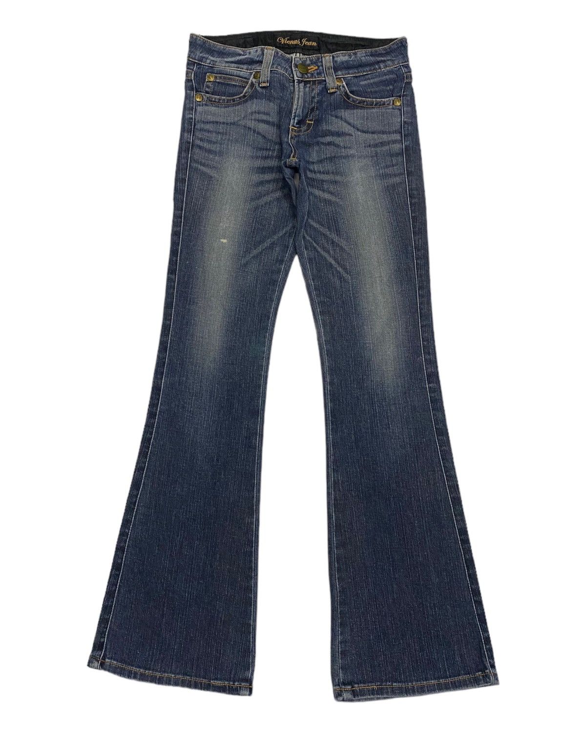 Edwin FLARE JEANS EDWIN VIENUS BOOTCUT DISTRESSED DENIM Size 28" / US 6 / IT 42 - 2 Thumbnail