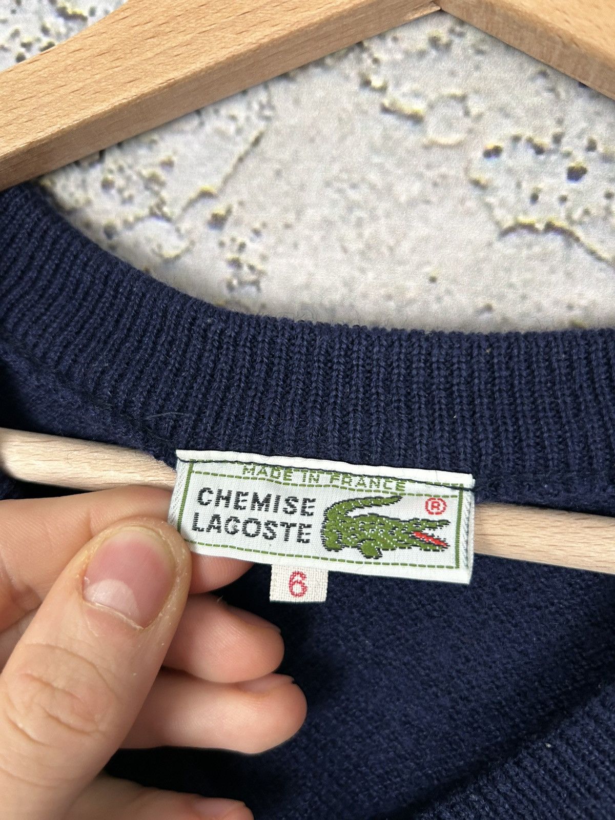 Lacoste Vintage Lacoste Wool Vest Made in France Archival Luxury 90s Size US XL / EU 56 / 4 - 4 Thumbnail