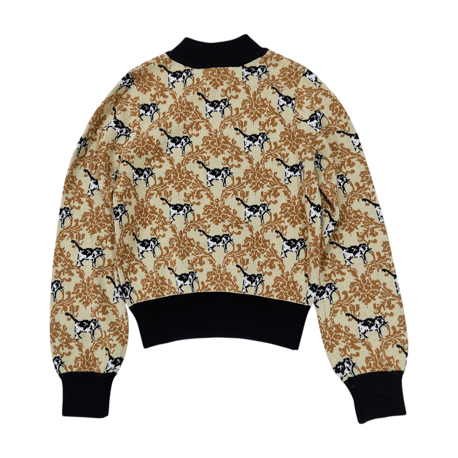 GU × Undercover GU Undercover Jacquard Knit Cropped Sweater Size S / US 4 / IT 40 - 6 Thumbnail