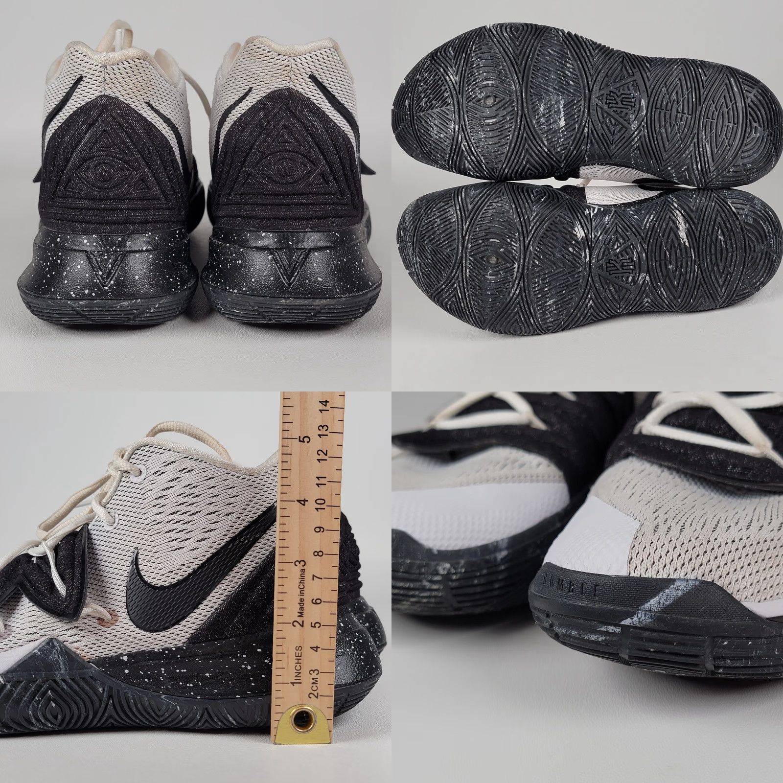 Nike Nike Kyrie 5 Cookies and Cream Mens 8.5 Sneakers AO2918-100 Nike Kyrie White 2018 Men Basketball Shoes Size ONE SIZE - 8 Thumbnail
