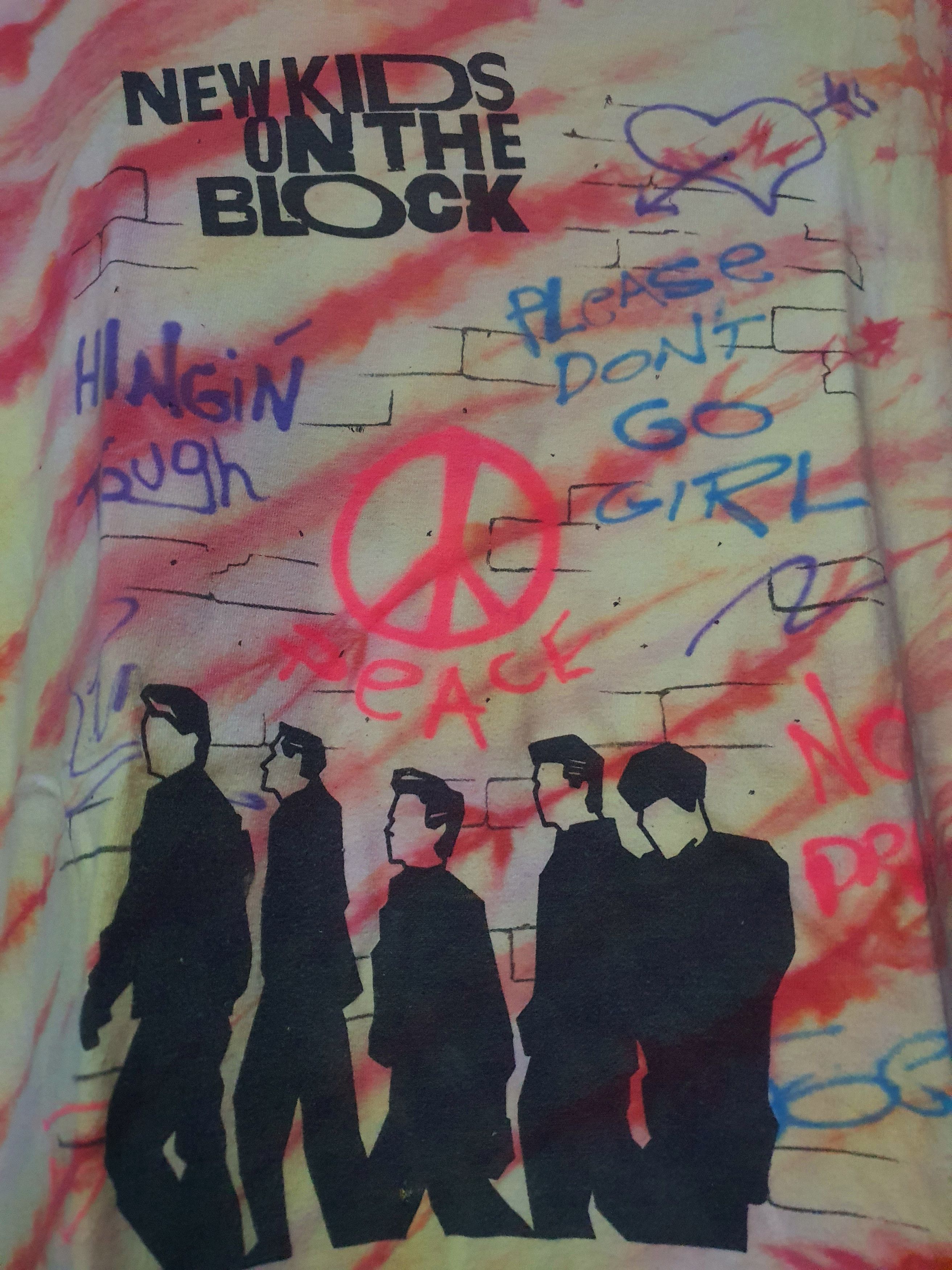 Band Tees × Rap Tees × Vintage 🌈 vtg New Kids on the Block XL 🕸 Size US XL / EU 56 / 4 - 5 Thumbnail