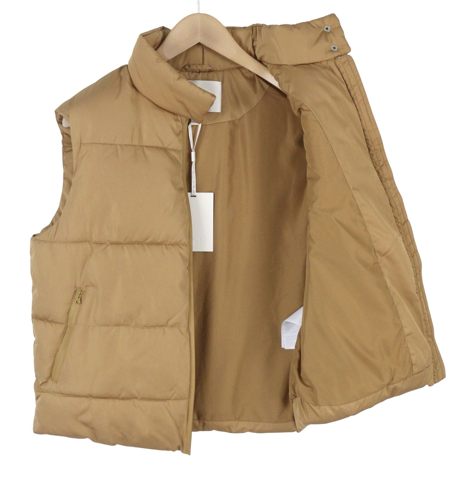 Other ROBERTA PADDED M Brown Quilted High Neck Zip 88037 Size M / US 6-8 / IT 42-44 - 4 Thumbnail