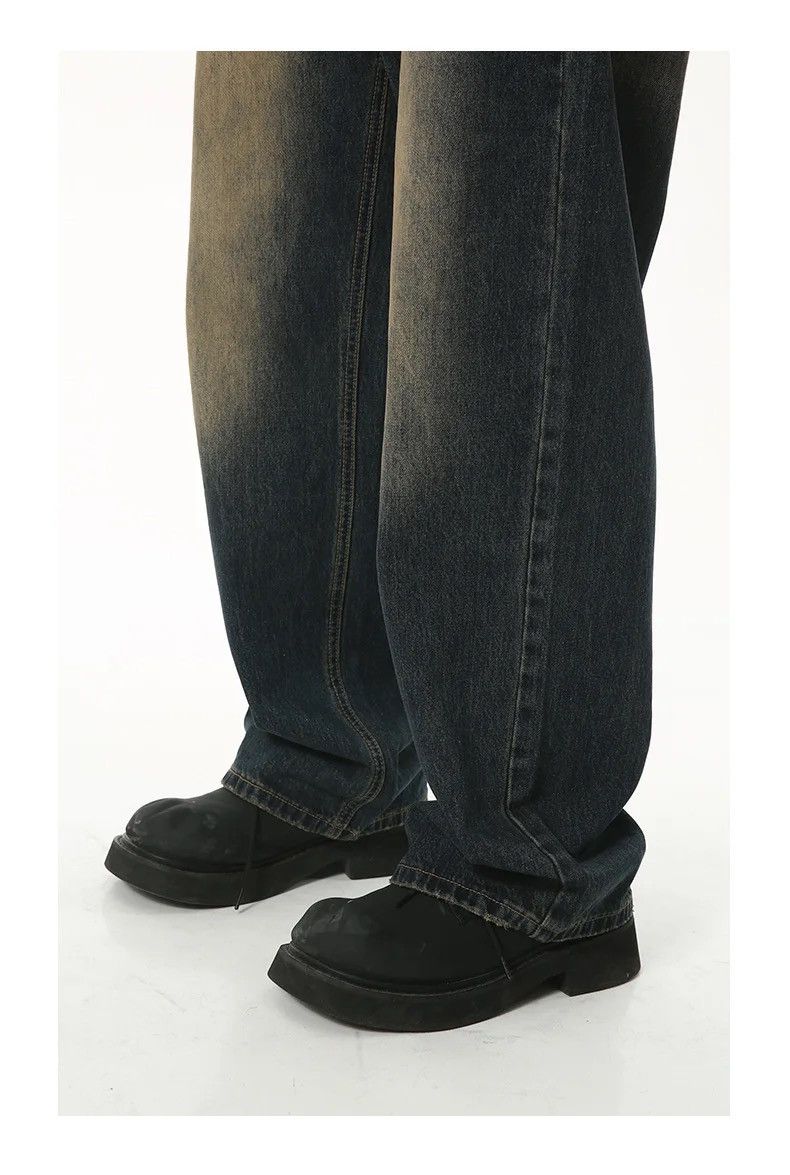 Jean × Vintage Loose wide-leg vintage distressed jeans y2k Size US 32 / EU 48 - 7 Thumbnail