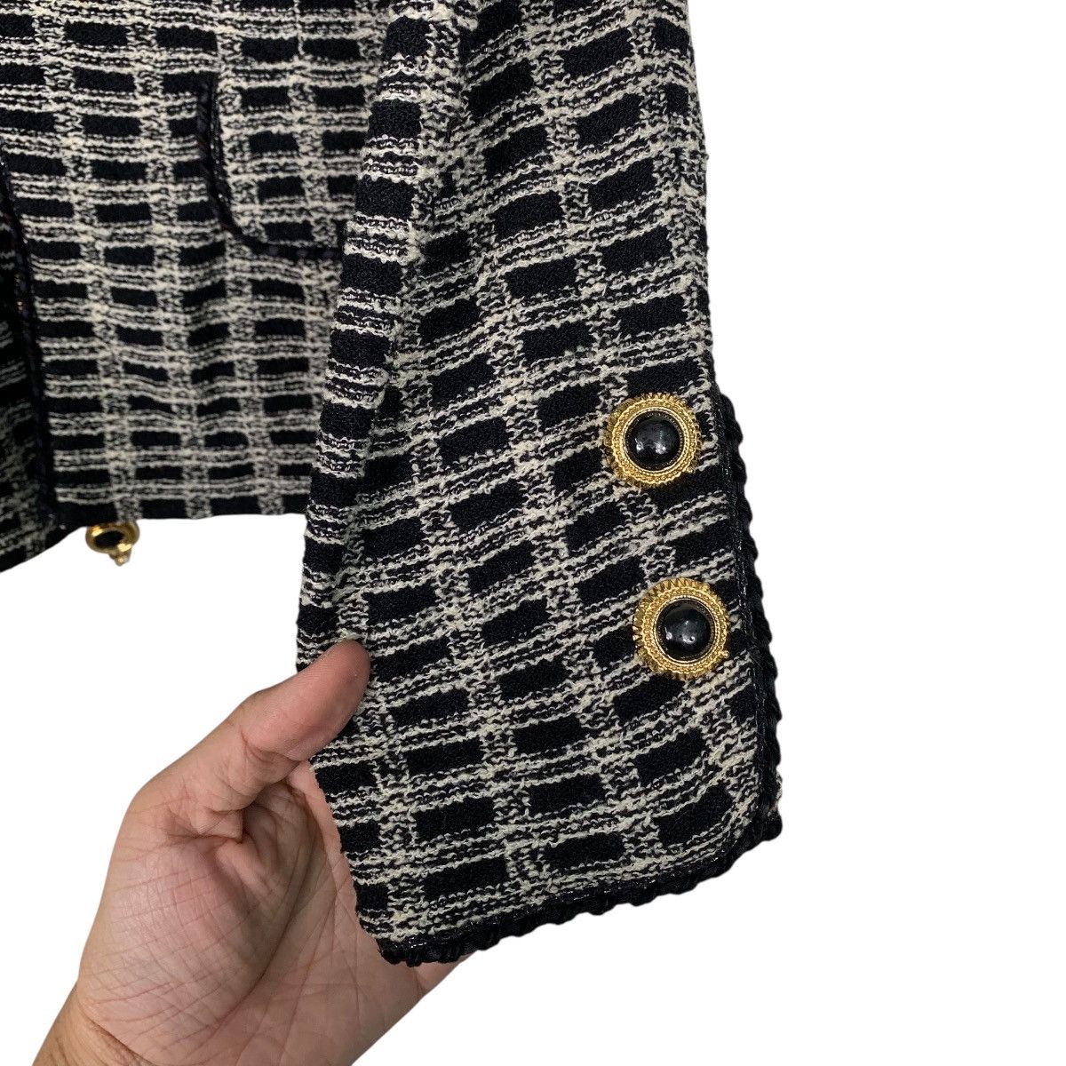 Other St John Collection By Marie Gray Checkered Jacket Size S / US 4 / IT 40 - 13 Thumbnail