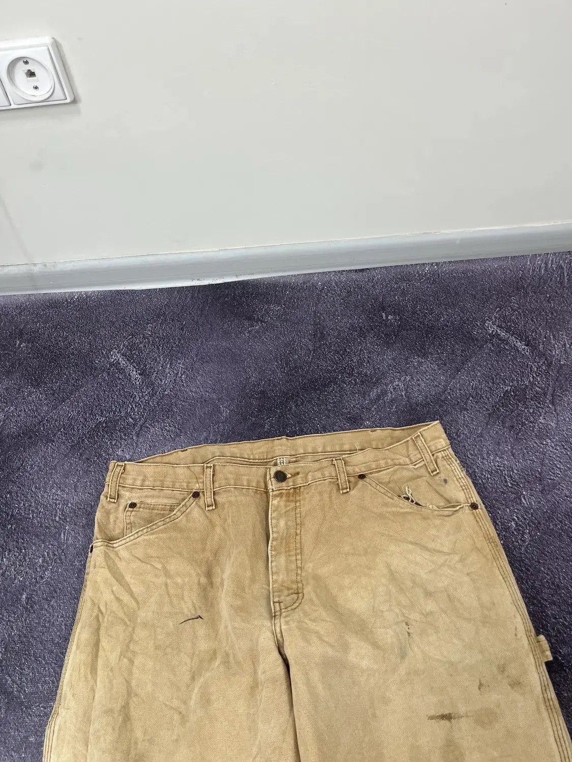 Dickies × Vintage Vintage Dickies Faded Denim Work Hype Baggy Pants Jeans Size US 36 / EU 52 - 8 Thumbnail