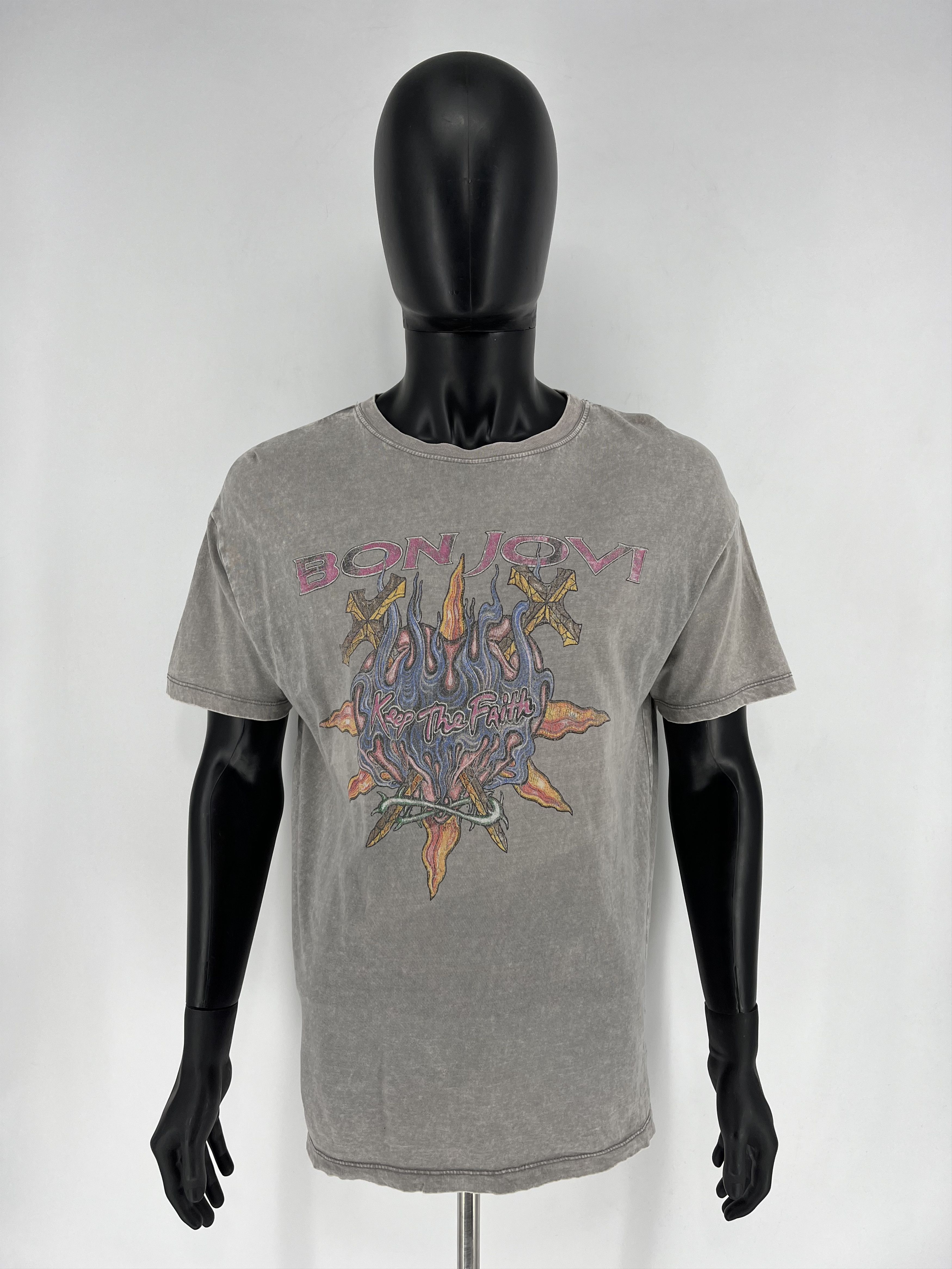 Band Tees × Vintage Faded Bon Jovi The Circle Tour Band Tee Size M Size US M / EU 48-50 / 2 - 2 Thumbnail