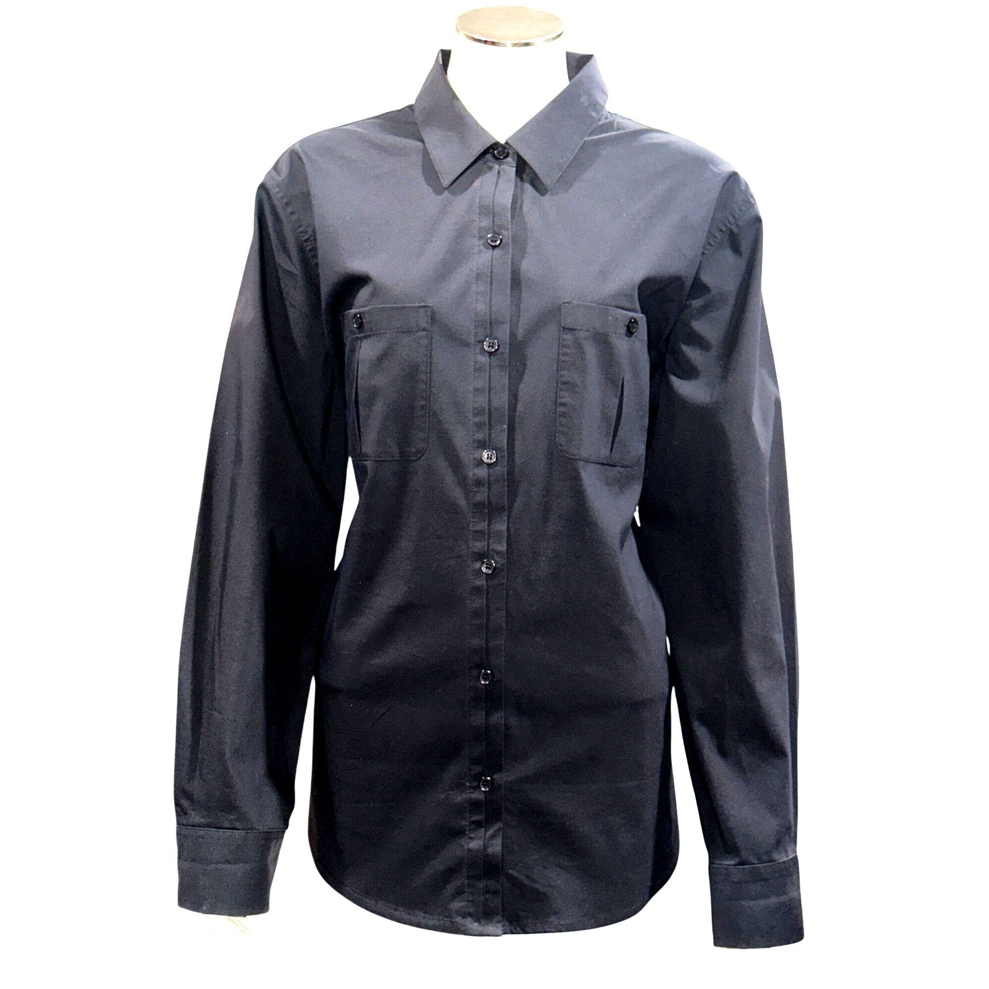 Chicos Chicos Black Button Up Tunic Shirt Chic Versatile Classic Lo Size XL / US 12-14 / IT 48-50 - 1 Thumbnail