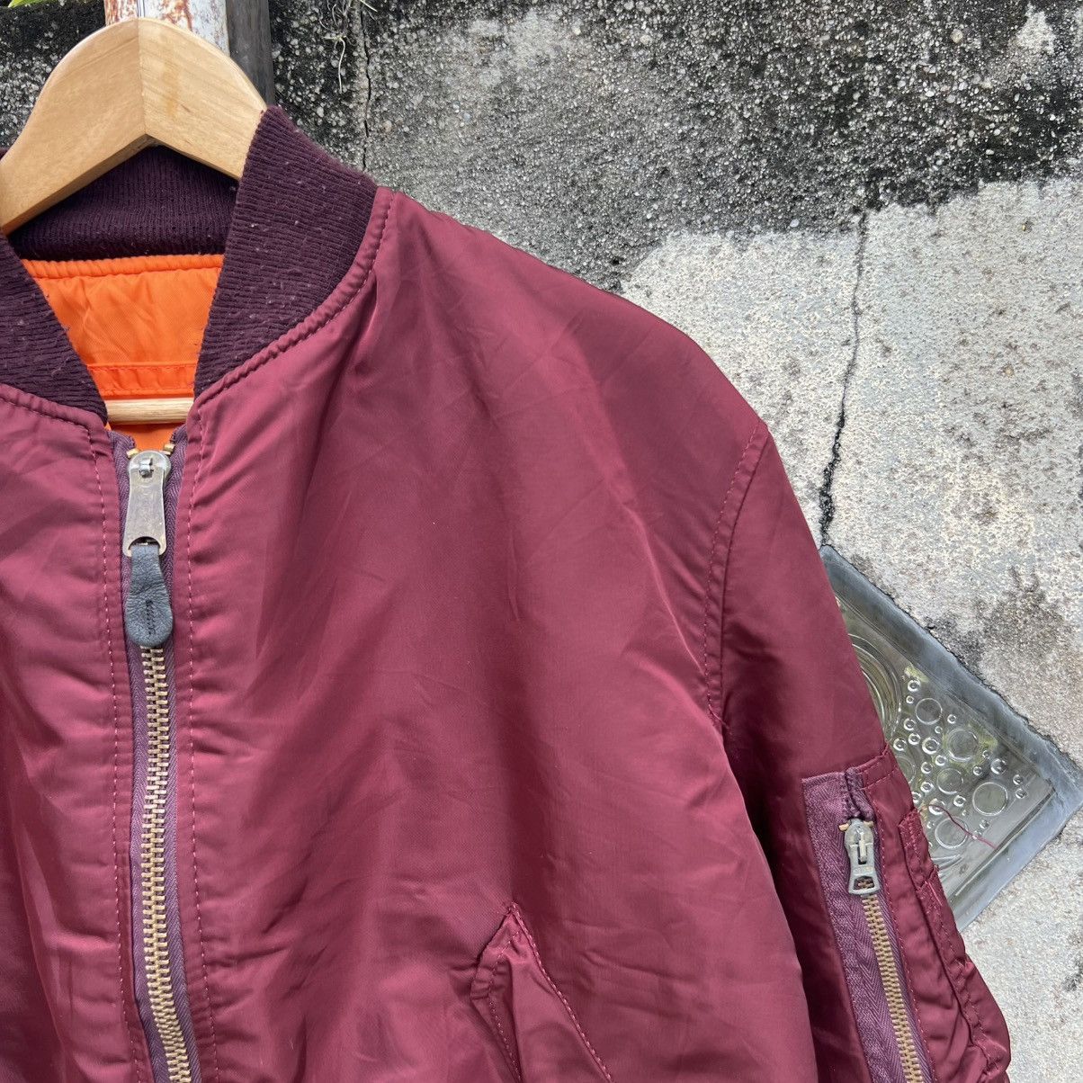 Alpha Industries “VINTAGE” INTERMEDIATE MA-1 ALPHA INDUSTRIES BOMBER JACKET Size US L / EU 52-54 / 3 - 4 Thumbnail