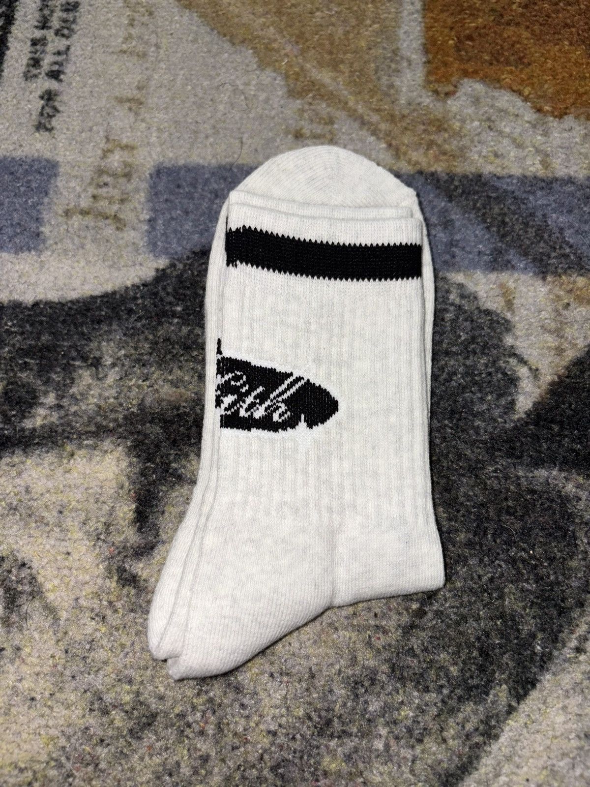 Kith Kith Striped Cotton Mid Crew Socks Size ONE SIZE - 1 Thumbnail