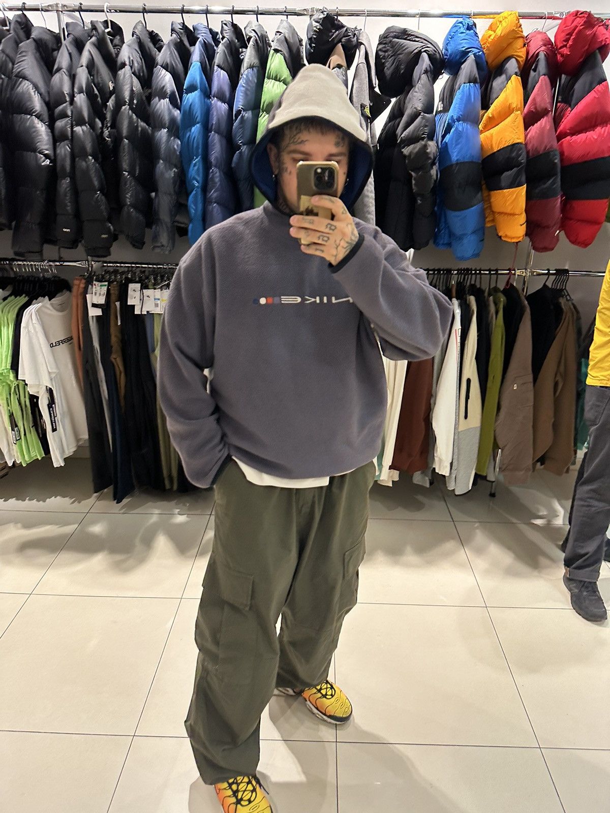 Nike × Vintage Nike fleece vintage ninja Size US L / EU 52-54 / 3 - 19 Thumbnail
