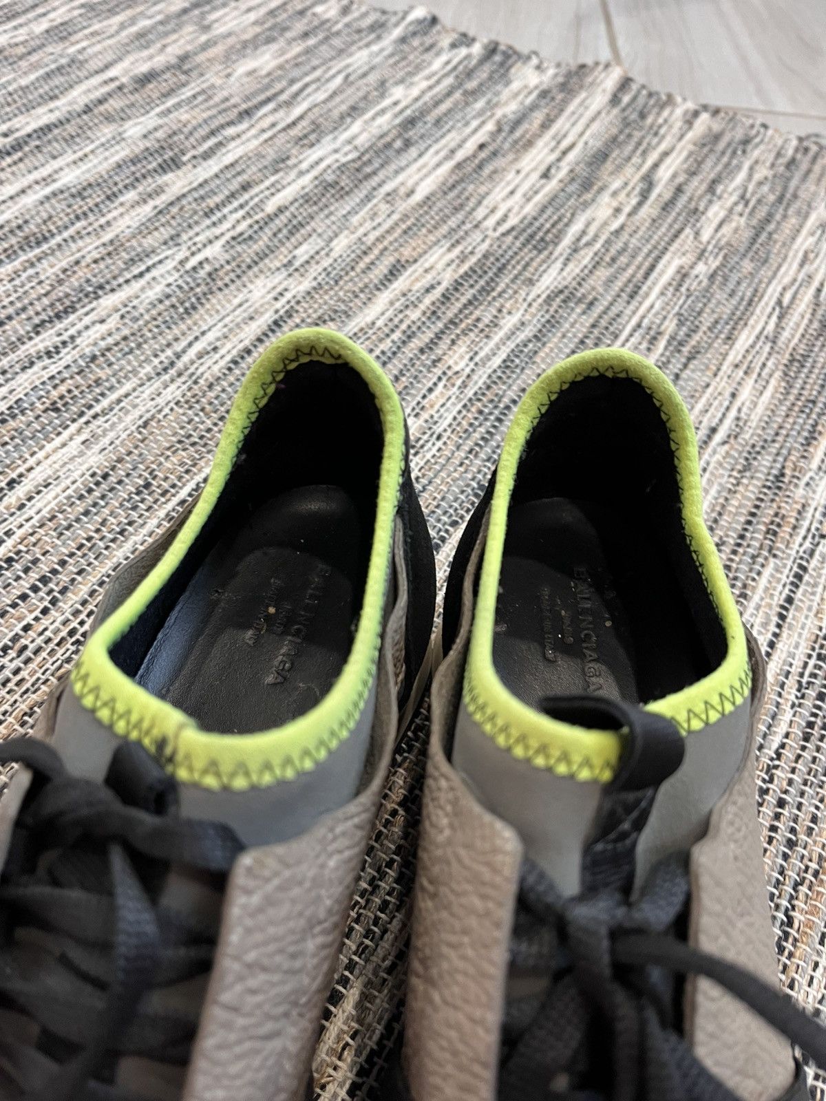 Balenciaga × Designer Balenciaga Race Runner Leather sneakers Japanese style shoes Size US 7 / IT 37 - 12 Thumbnail