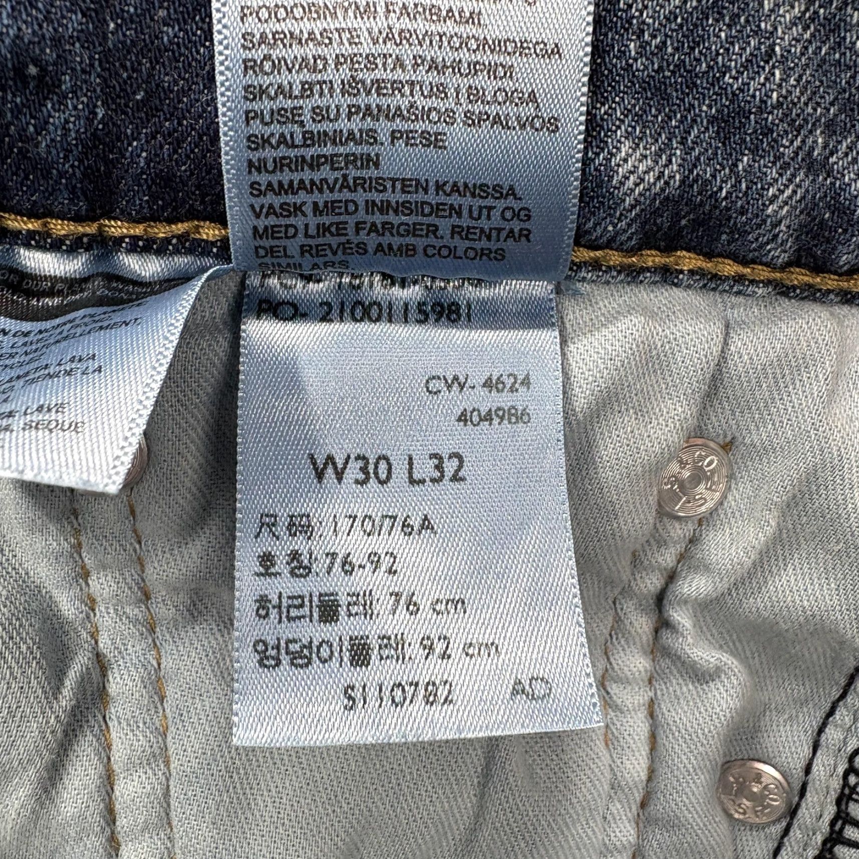 Levi's Levi's 541 Athletic Taper Jeans Mens 30x30 Blue Medium Wash Stretch Denim Casual Size US 30 / EU 46 - 6 Thumbnail
