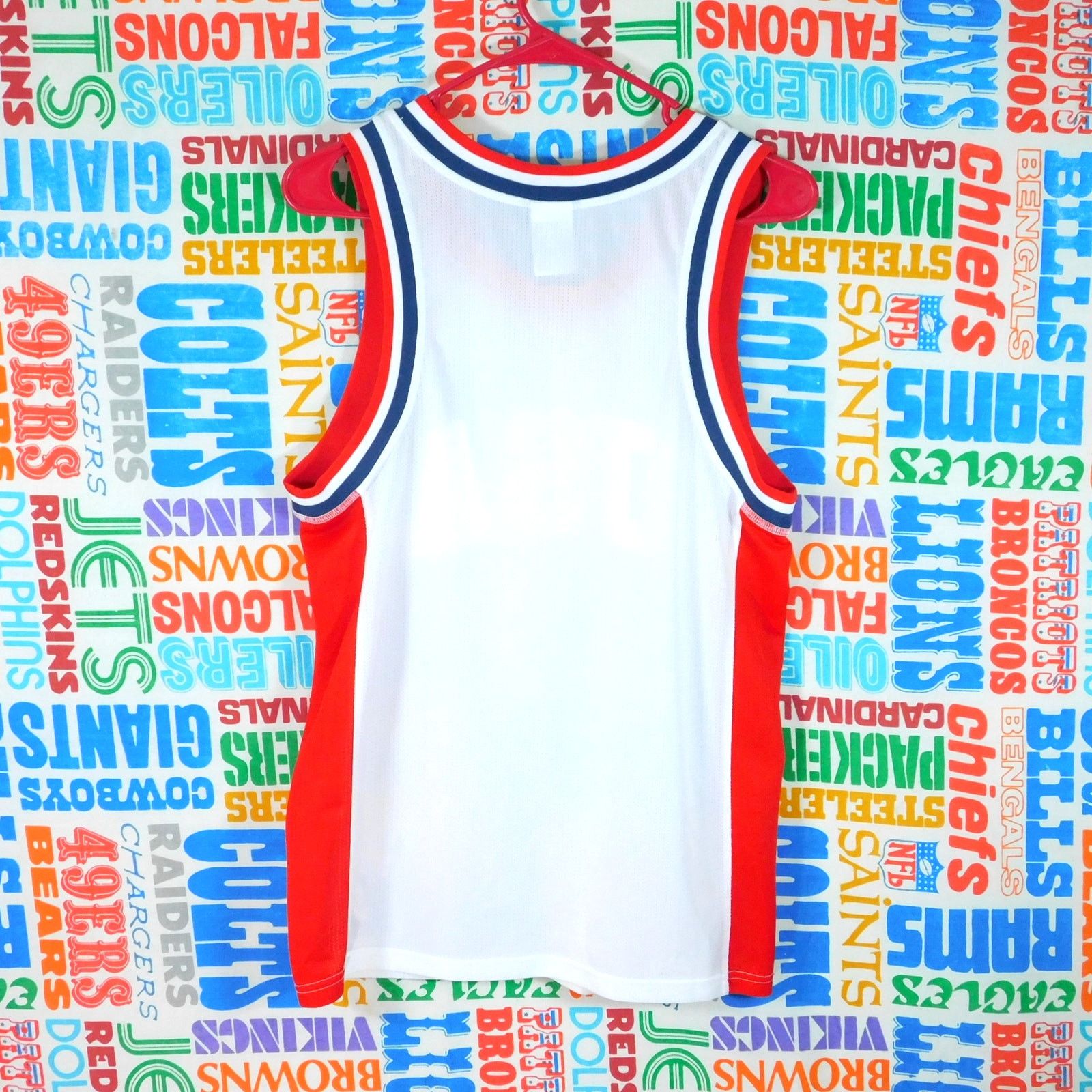 Champion Champion USA Basketball Jersey Size S White Mesh Red Blue Size US S / EU 44-46 / 1 - 6 Thumbnail
