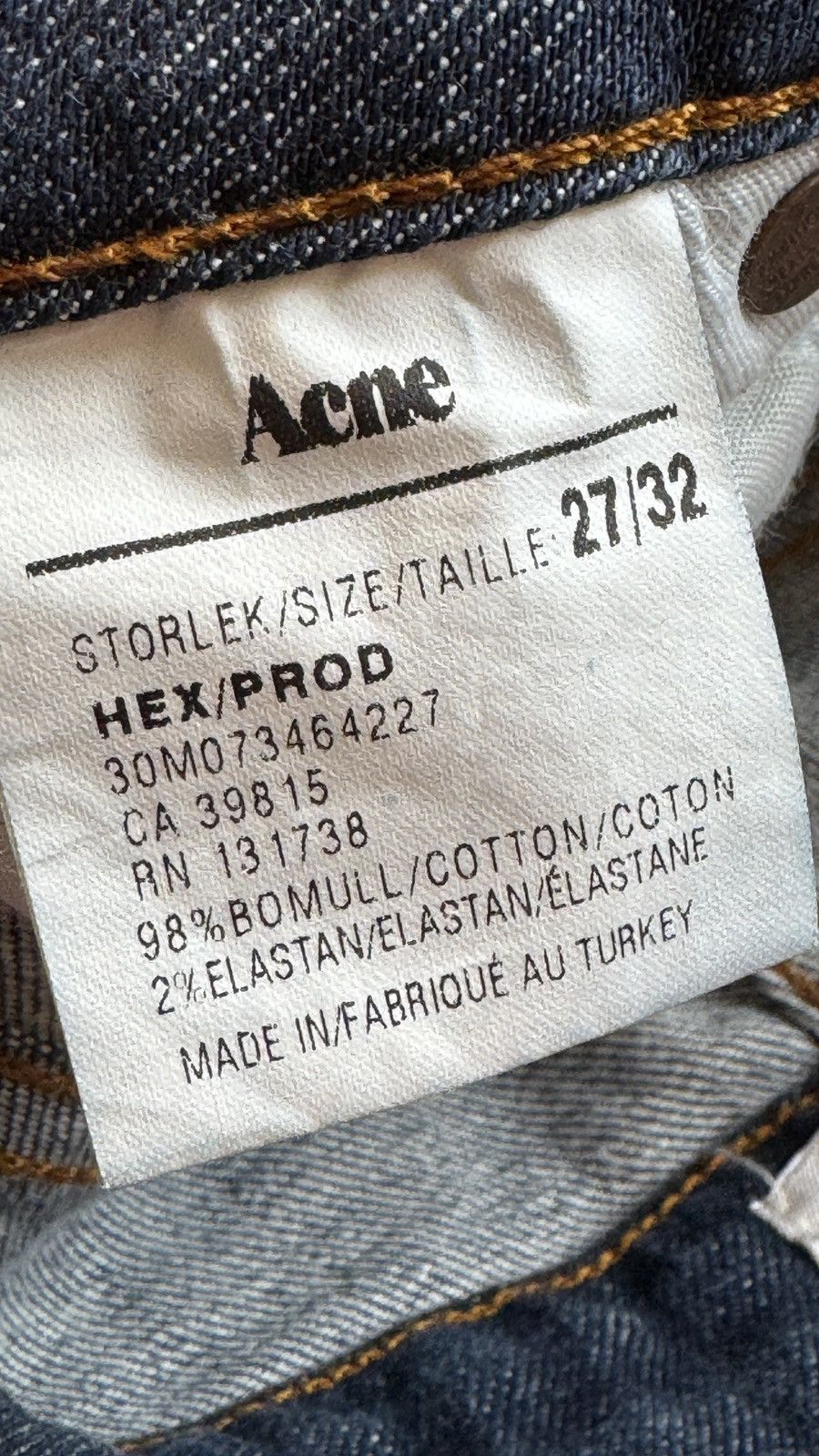 Acne Studios Acne Studio Y2K Faded Slim Jean Helmut Lang hedi slimane ysl Size 27" / US 4 / IT 40 - 6 Thumbnail