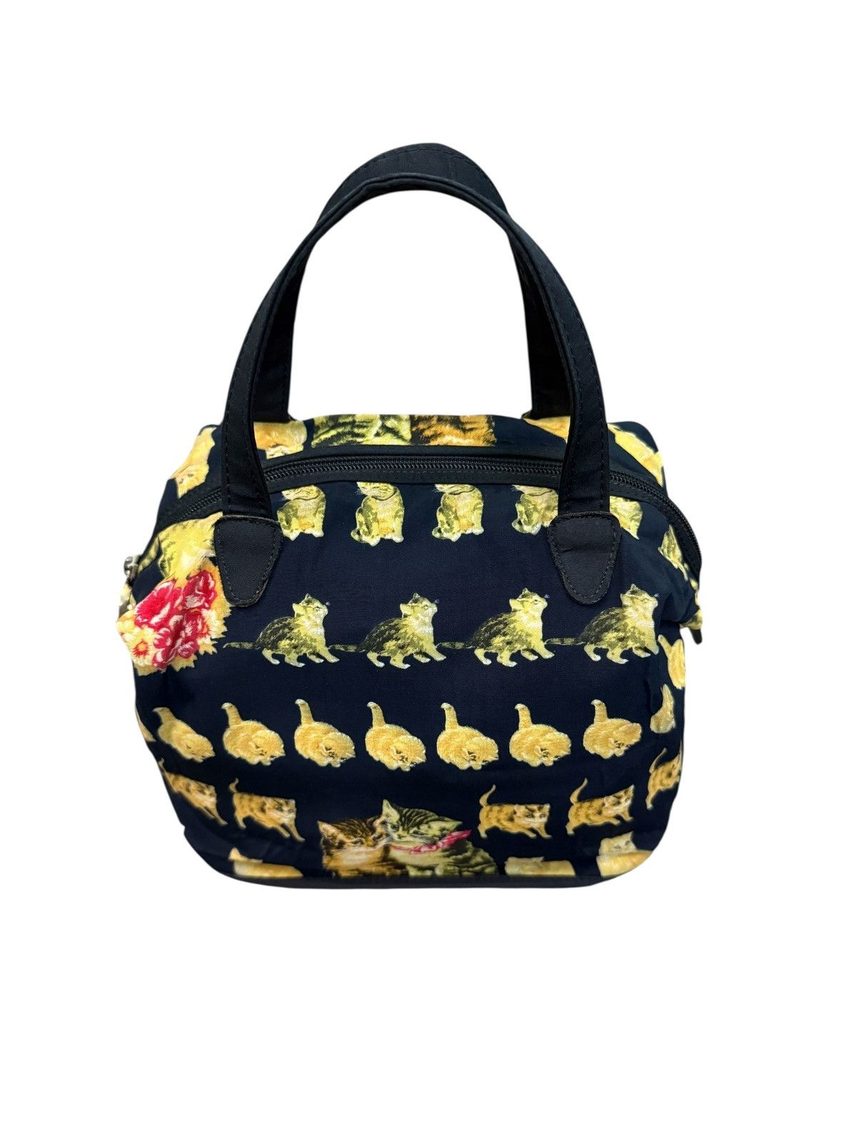 Versace Jeans Couture RARE VINTAGE VERSACE 90s REALIZZATO ALL ABOUT CATS HANDBAG Size ONE SIZE - 3 Thumbnail