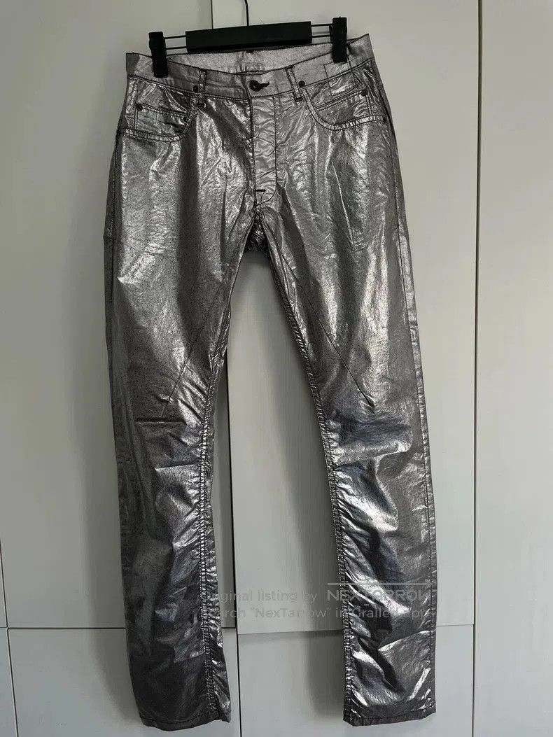 Rick Owens Rick Owens Men's Silver Jeans. Size US 29 - 1 Thumbnail