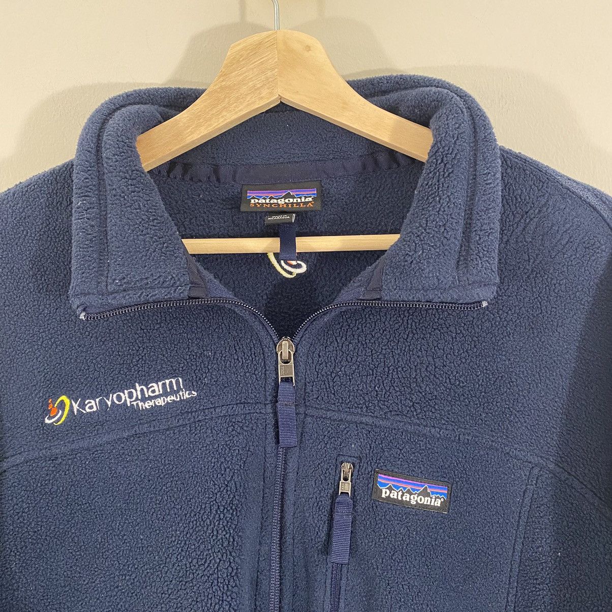 Patagonia × Vintage Vintage Patagonia Full Zip Fleece Jacket Size US L / EU 52-54 / 3 - 3 Thumbnail