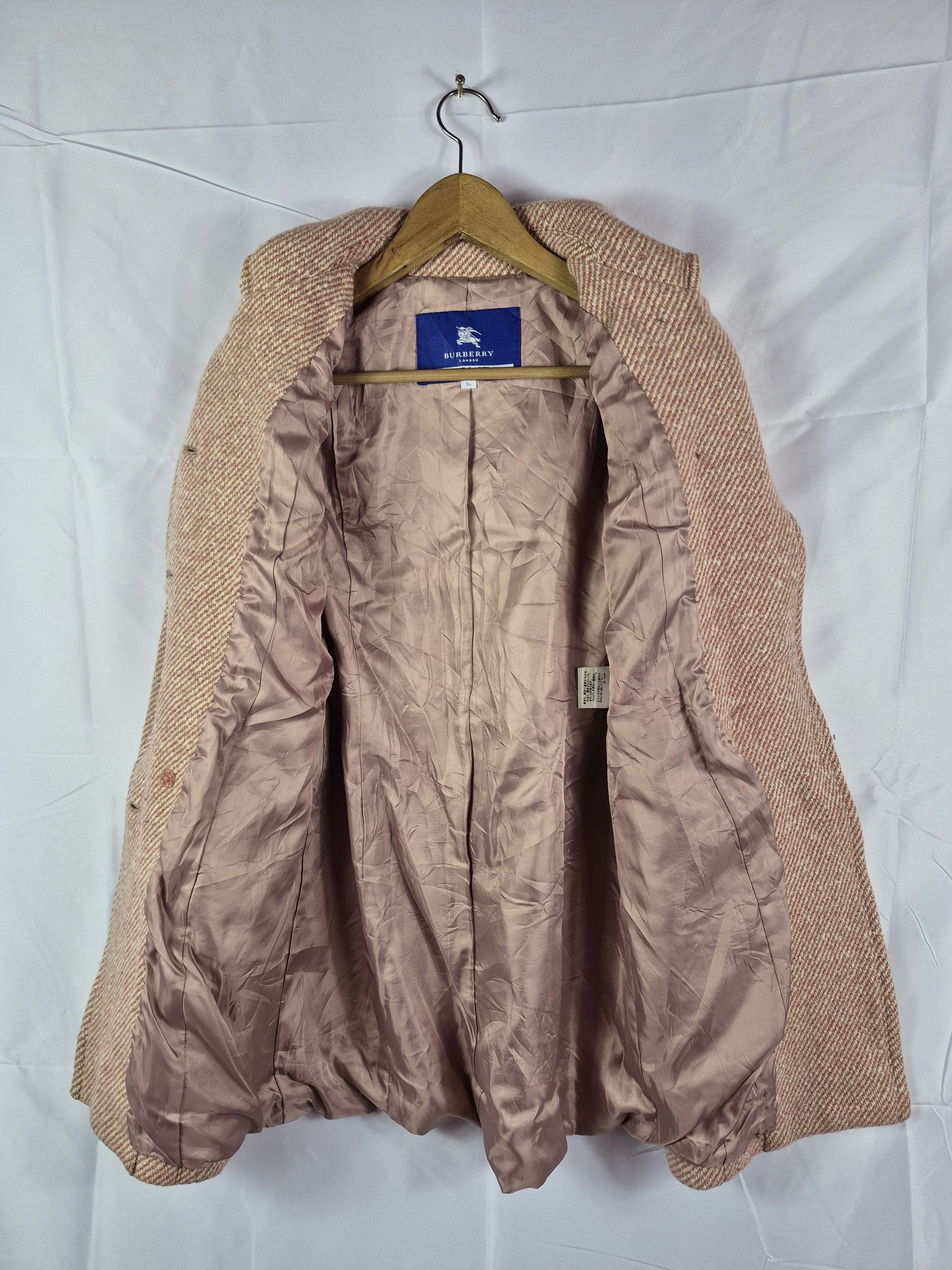 Burberry 🔥 Burberry London Blue Label Trench Coat Jacket Size XS / US 0-2 / IT 36-38 - 11 Thumbnail
