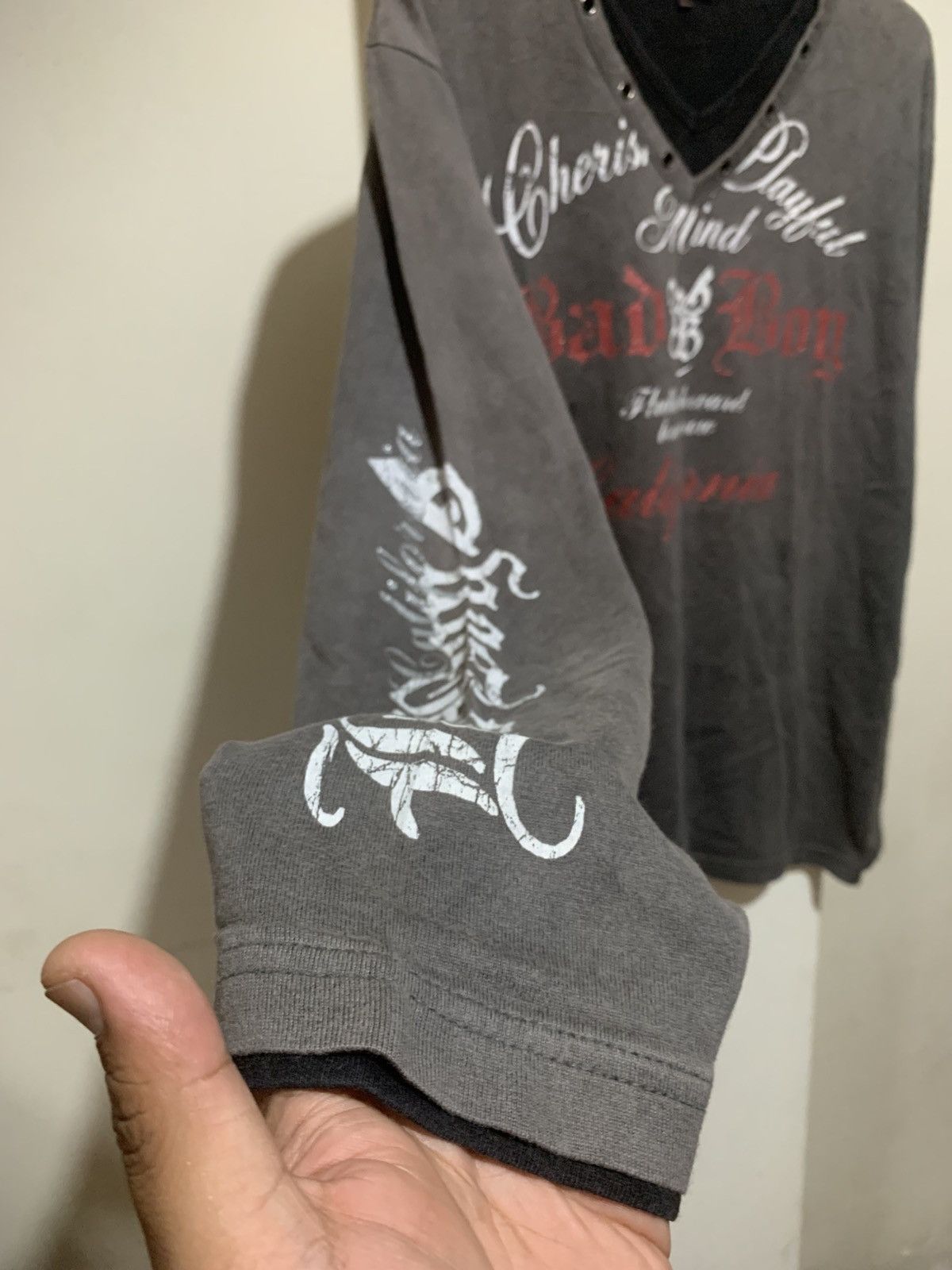 14th Addiction Japanese Bad Boys DoubleLayer LGB Vale Style Long Sleeve Tee Size US XL / EU 56 / 4 - 2 Thumbnail
