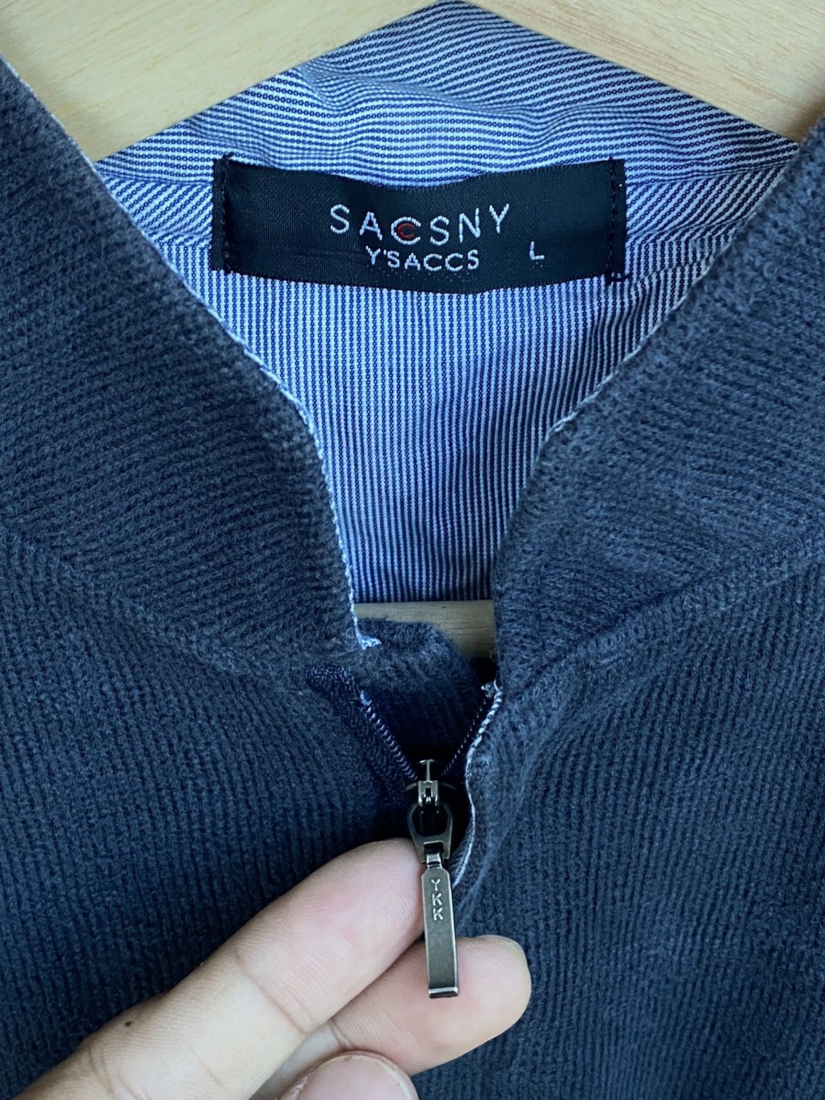 Vintage Vintage Yohji Yamamoto Sacsny Ysaccs Crewneck Size US L / EU 52-54 / 3 - 3 Thumbnail