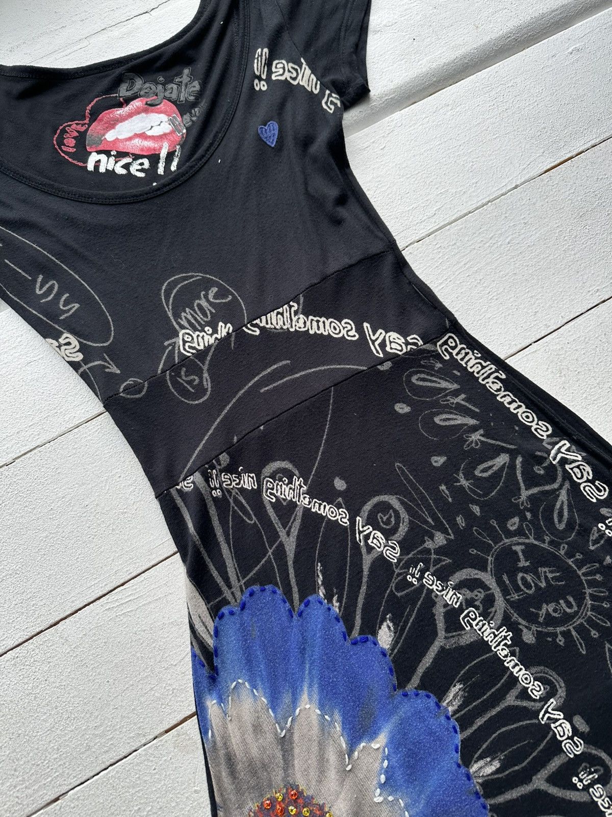 Japanese Brand STYLE❗️TATTOO Save The Queen Jean Paul Gaultier Mesh Dress Size M / US 6-8 / IT 42-44 - 4 Thumbnail