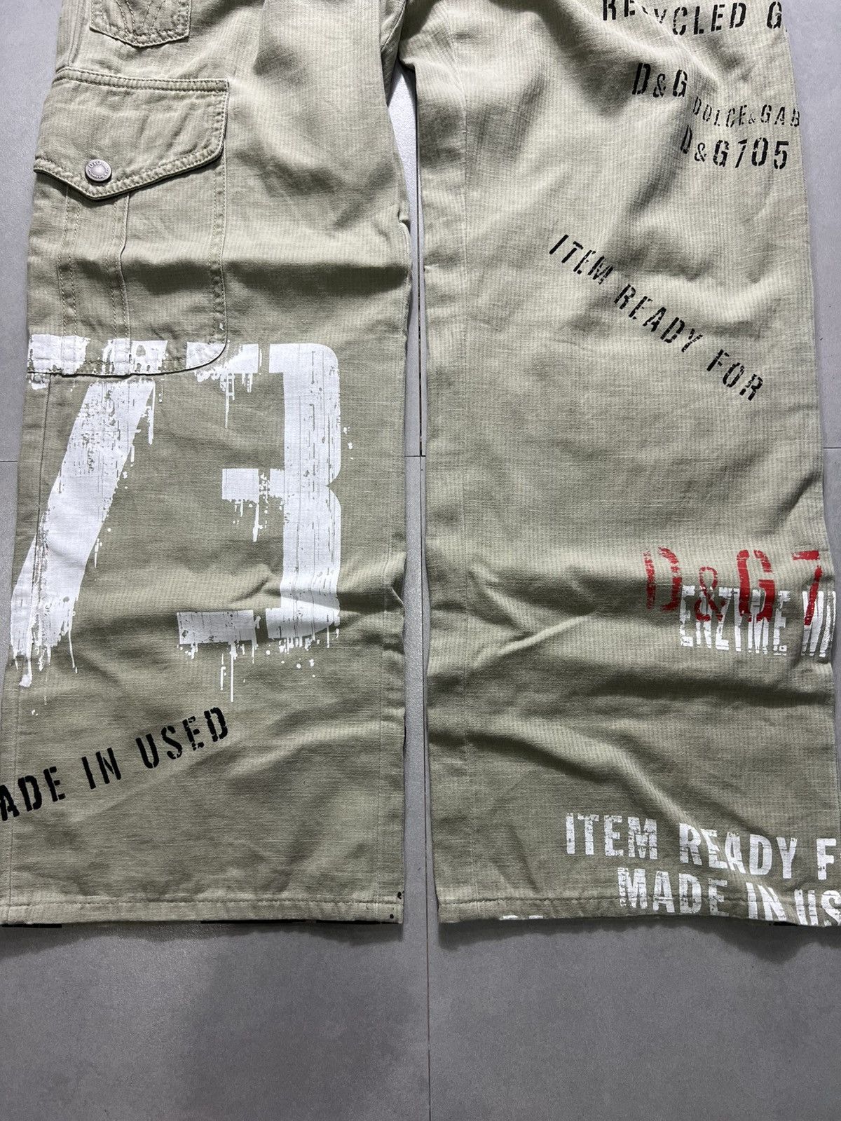 Dolce & Gabbana Dolce & Gabbana - S/S '05 Utilitarian Naval Pants Size 32" / US 10 / IT 46 - 3 Thumbnail
