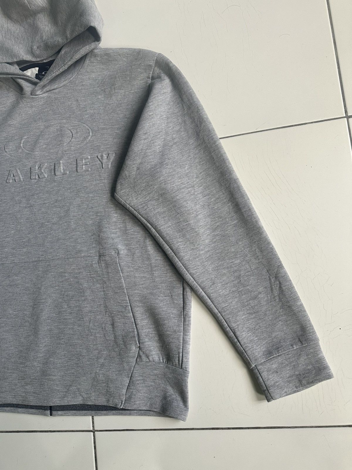 Oakley Vintage Oakley spell out Grey hoodie Size US L / EU 52-54 / 3 - 3 Thumbnail