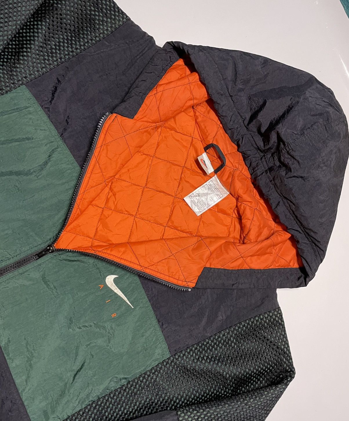 Nike × Vintage Nike Air 90s Hooded Lightweight Winter Swoosh puffer Jacket Size US XL / EU 56 / 4 - 7 Thumbnail