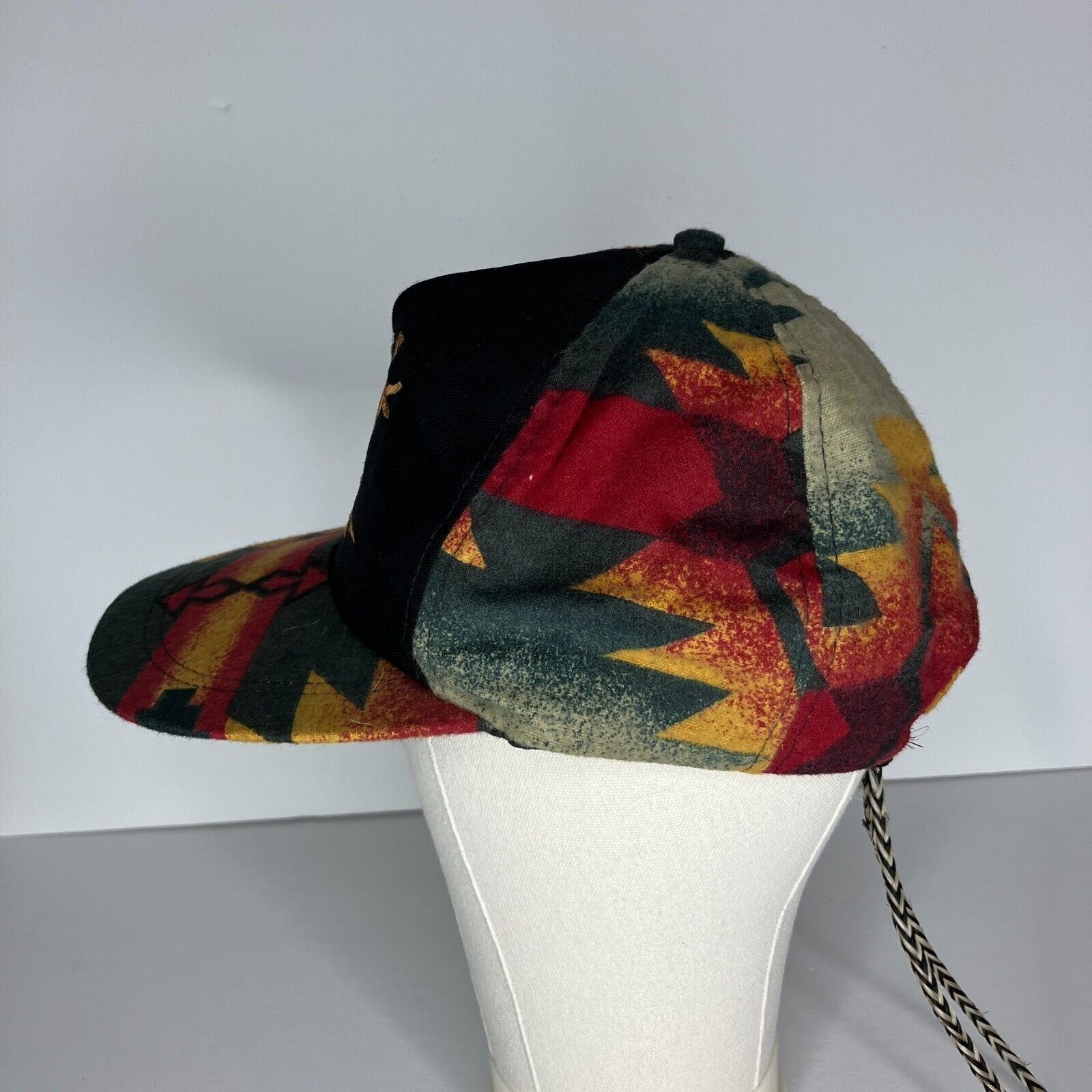 Other Vintage Bull Rider Cowboy Southwest Aztec Adjustable Hat Size ONE SIZE - 8 Thumbnail