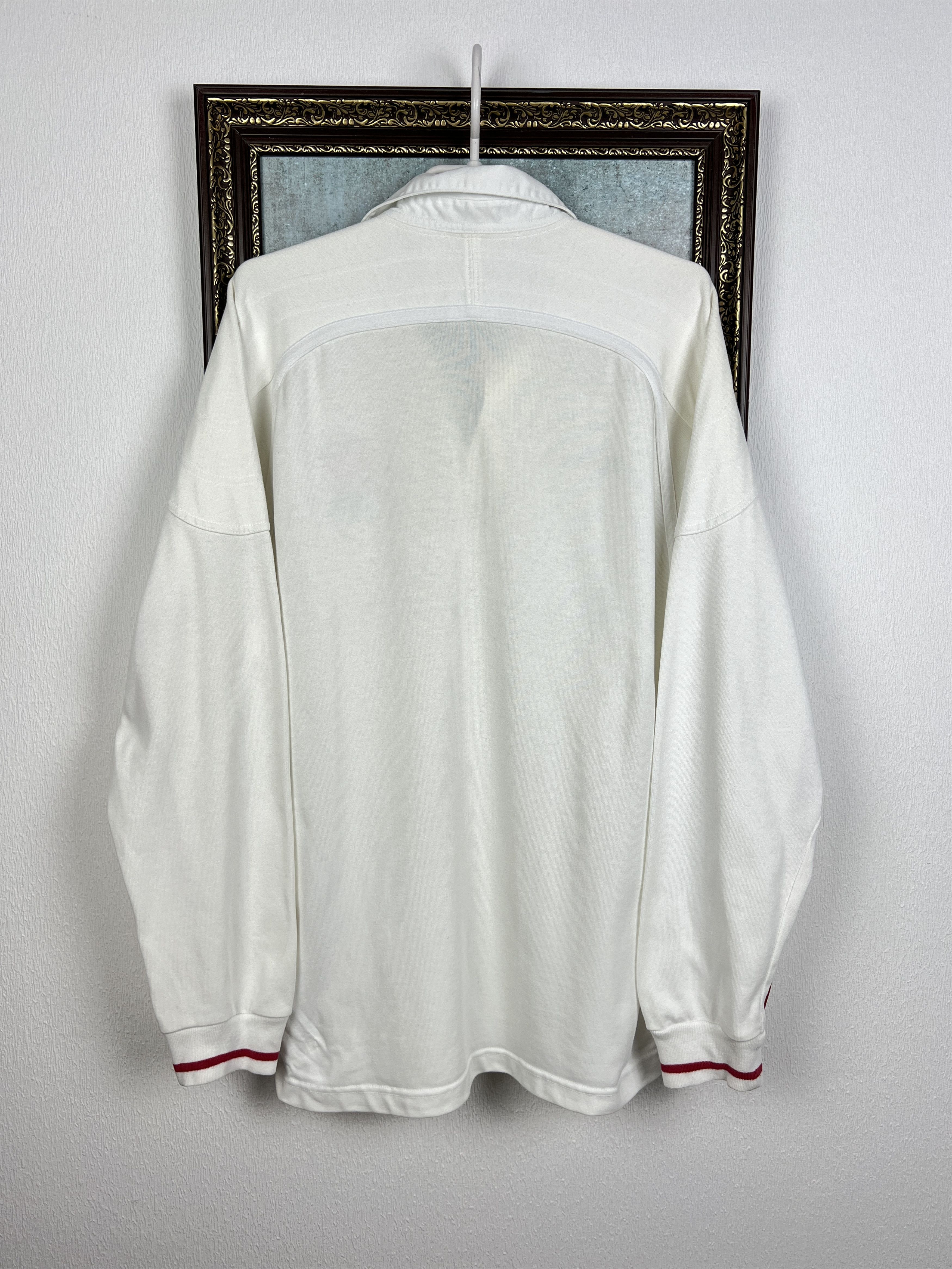 Nike Vintage England Rugby Union Jersey Long Sleeve Shirt Trikot Size US M / EU 48-50 / 2 - 8 Thumbnail