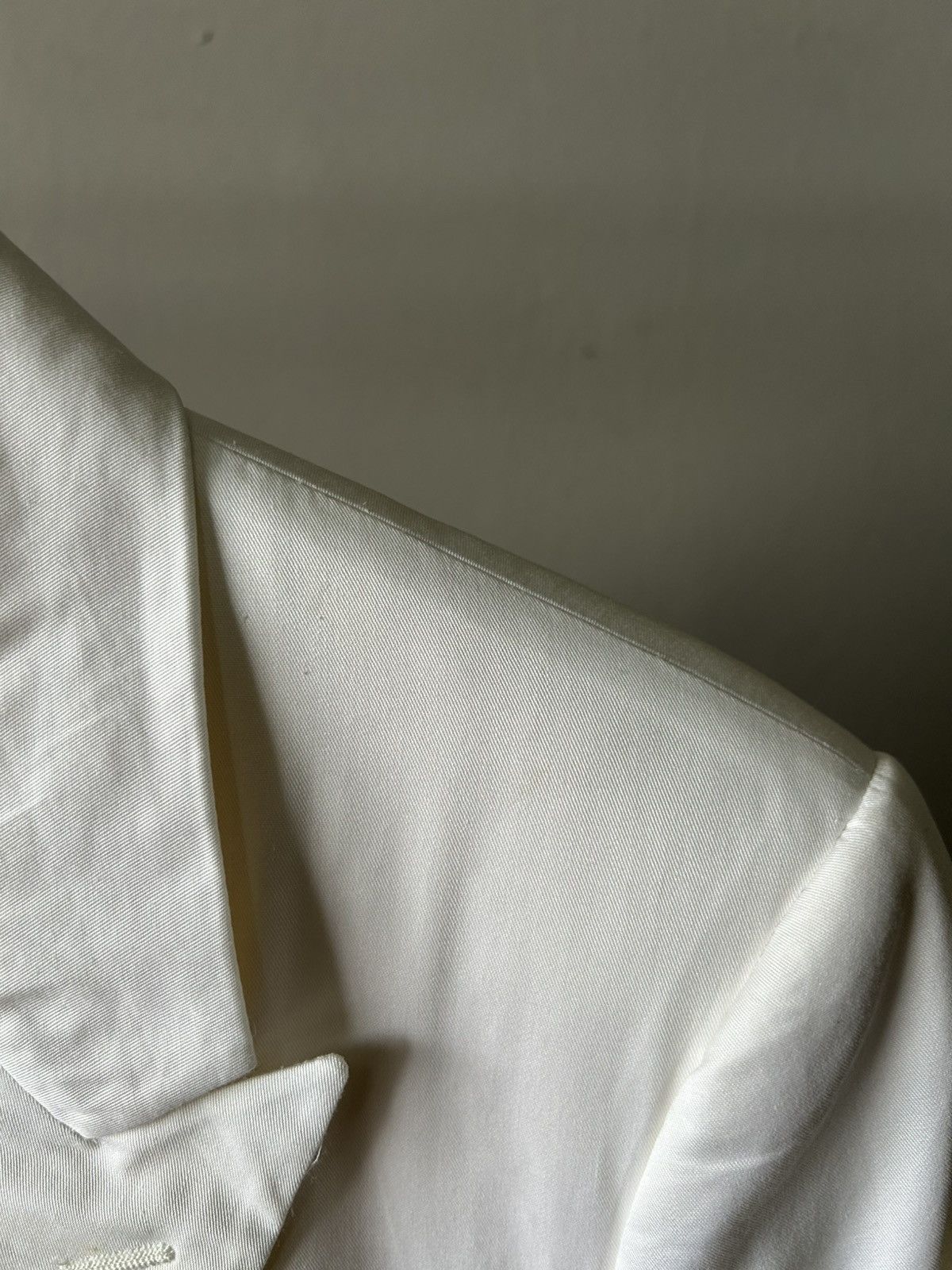 Dior Dior Hedi Slimane White Blazer Size S / US 4 / IT 40 - 10 Thumbnail