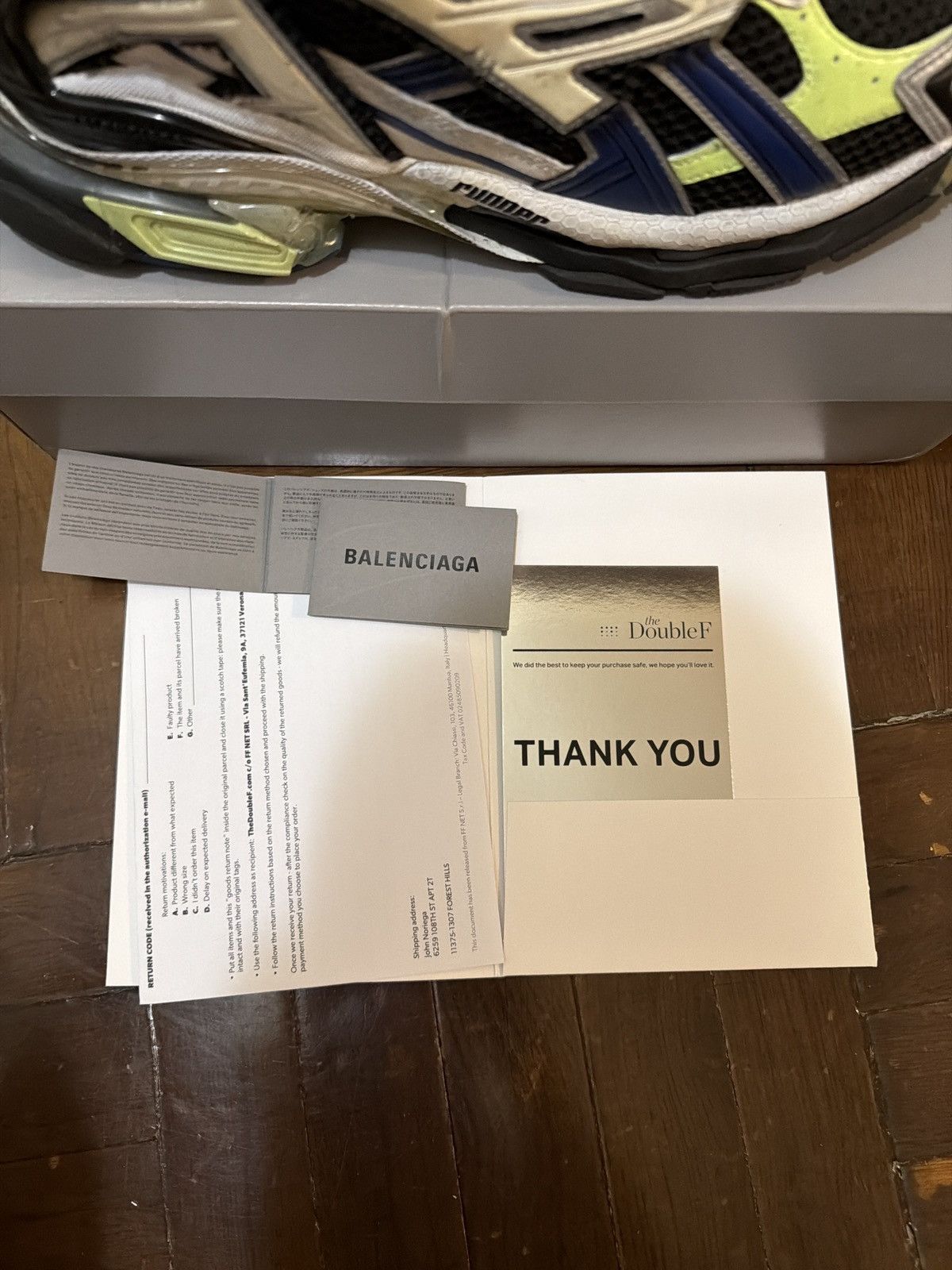 Balenciaga Balenciaga Mesh Runner Green Blue Black Grey Size US 11 / EU 44 - 9 Thumbnail