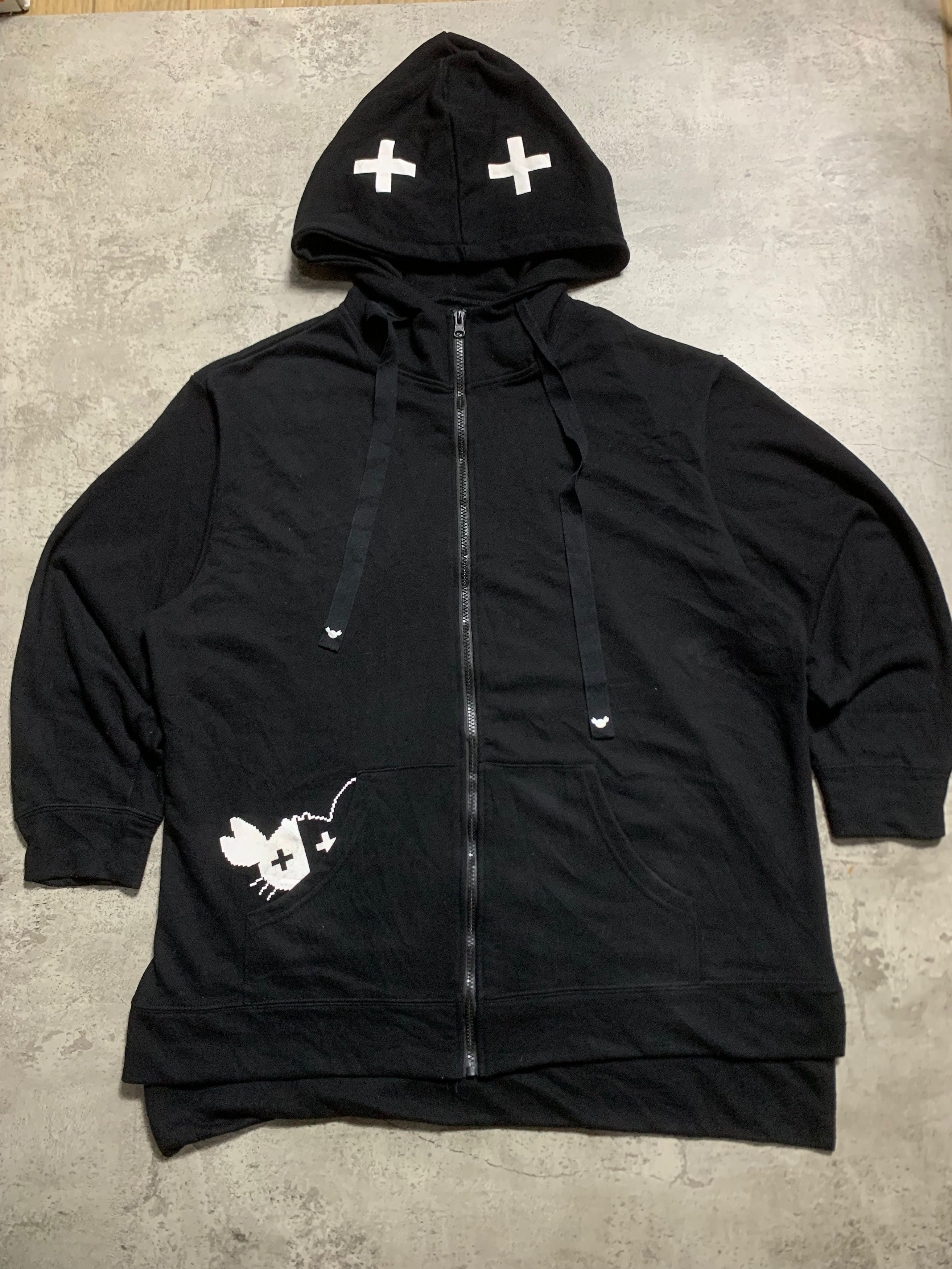 Anime Japan Anime Monokuma Character Black Hoodie Size US XXL / EU 58 / 5 - 1 Thumbnail