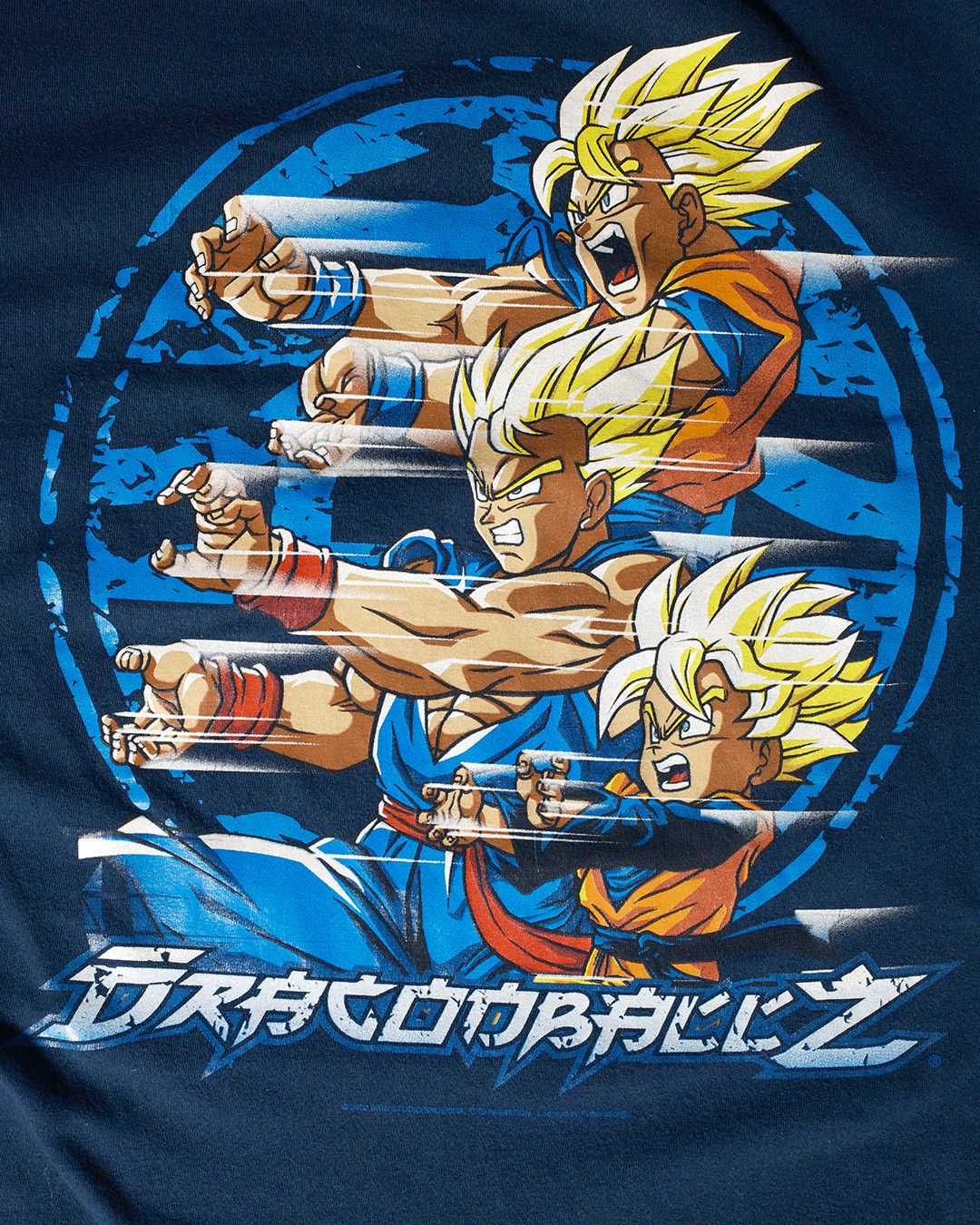 Vintage 2002 Dragon Ball Z Goku, Gohan, Goten T-shirt Size US L / EU 52-54 / 3 - 3 Thumbnail