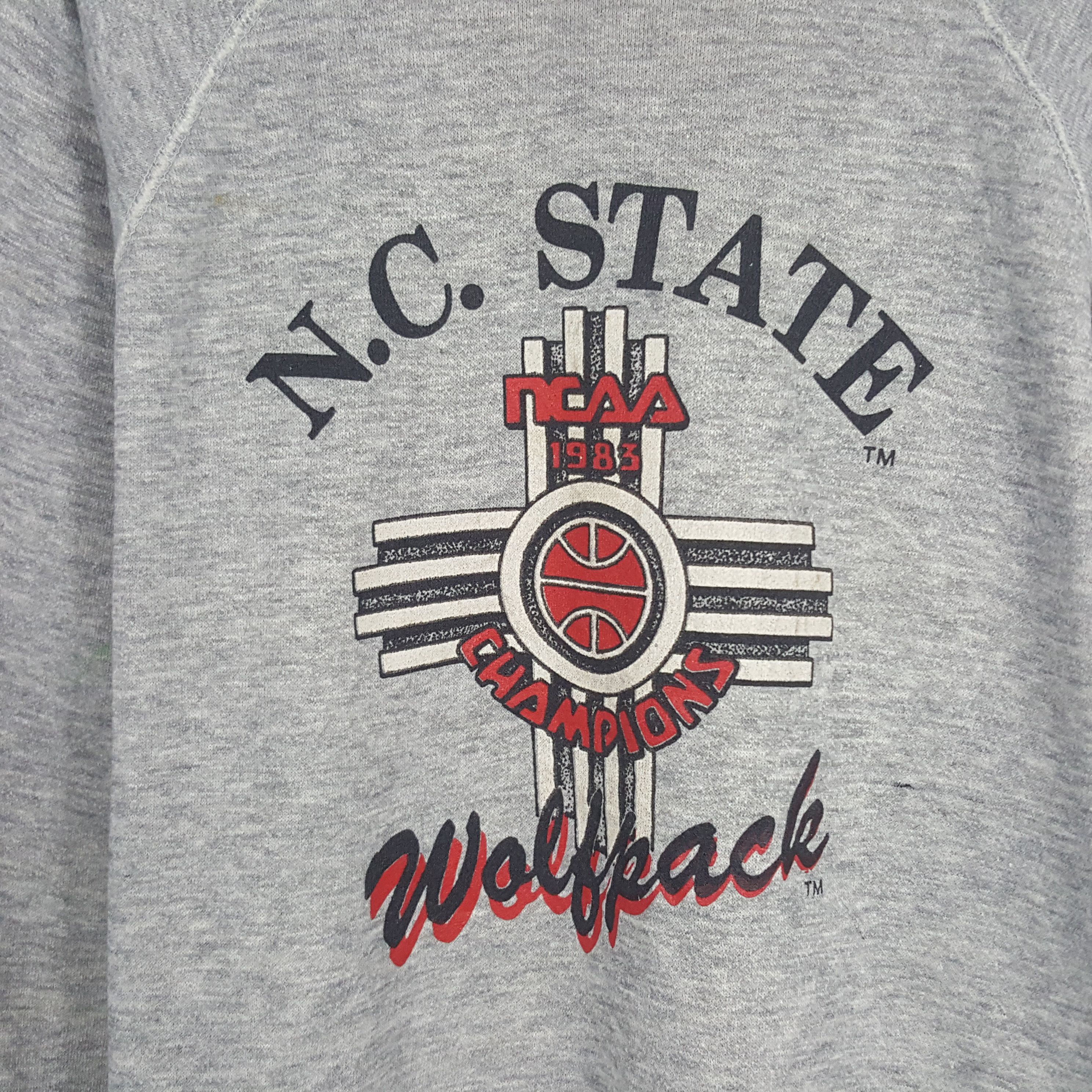 Champion × Vintage Vintage N.C. State Sweatshirt Size US M / EU 48-50 / 2 - 2 Thumbnail