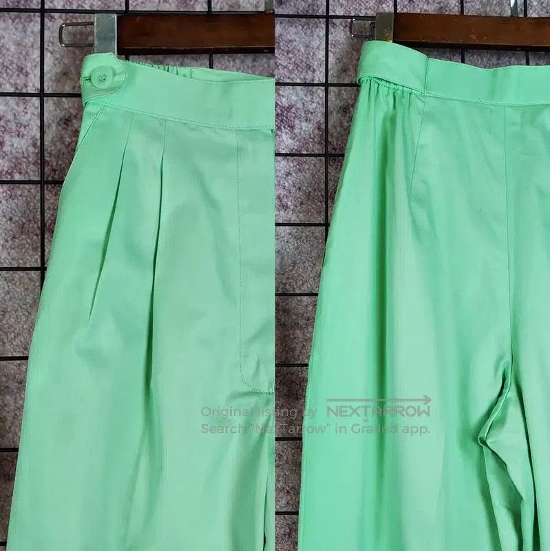 Dior Dior Mint Green Casual Pants for Women . Size 23" - 3 Thumbnail