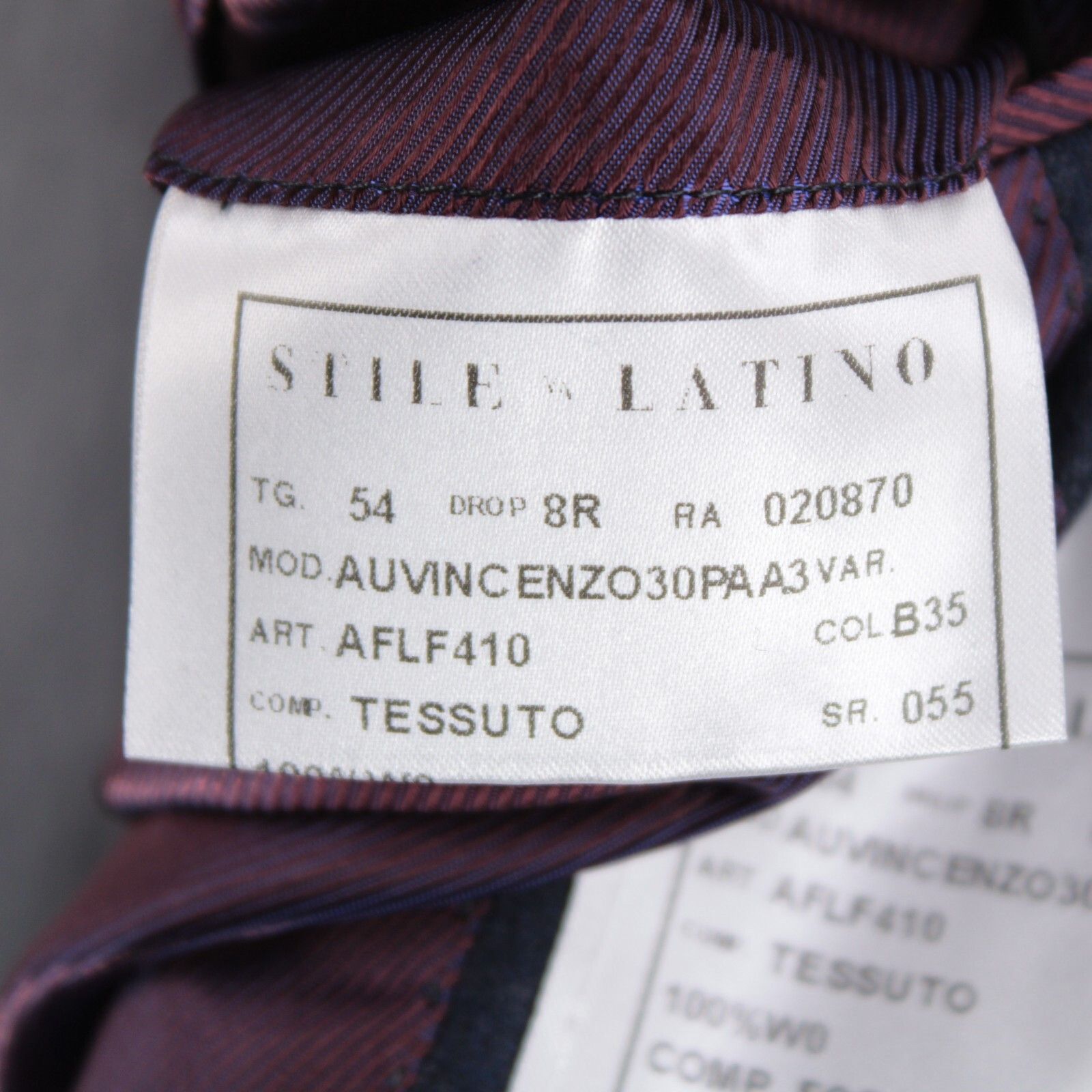 Other Stile Latino Suit Size US 44 Regular in Blue Size 44R - 9 Thumbnail