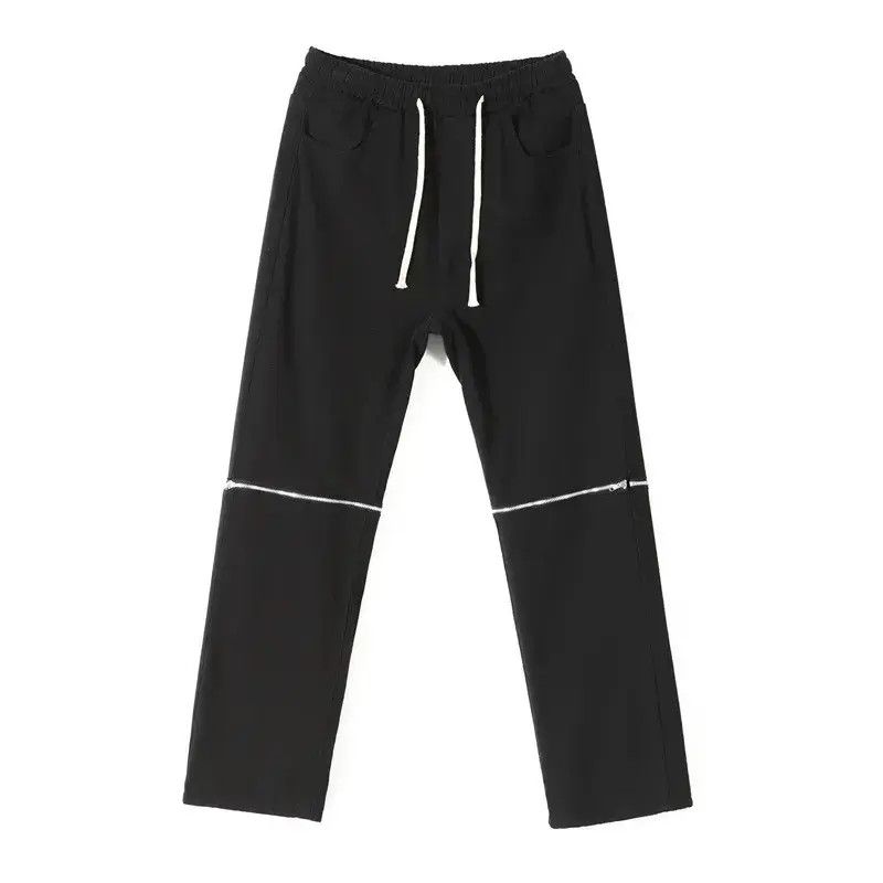Japanese Brand Retro loose zipper hip-hop wide leg jeans Size US 30 / EU 46 - 4 Thumbnail
