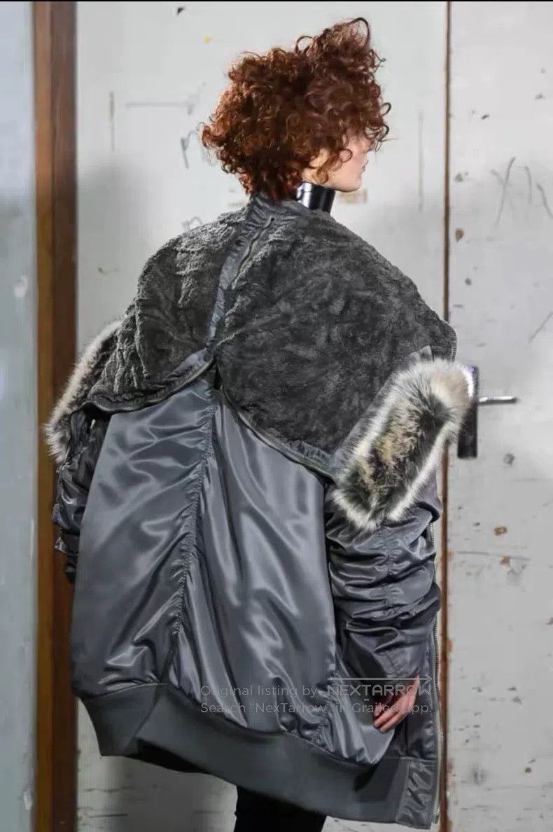 Junya Watanabe Junya Watanabe Puff sleeve fur collar jacket Size S / US 4 / IT 40 - 4 Thumbnail