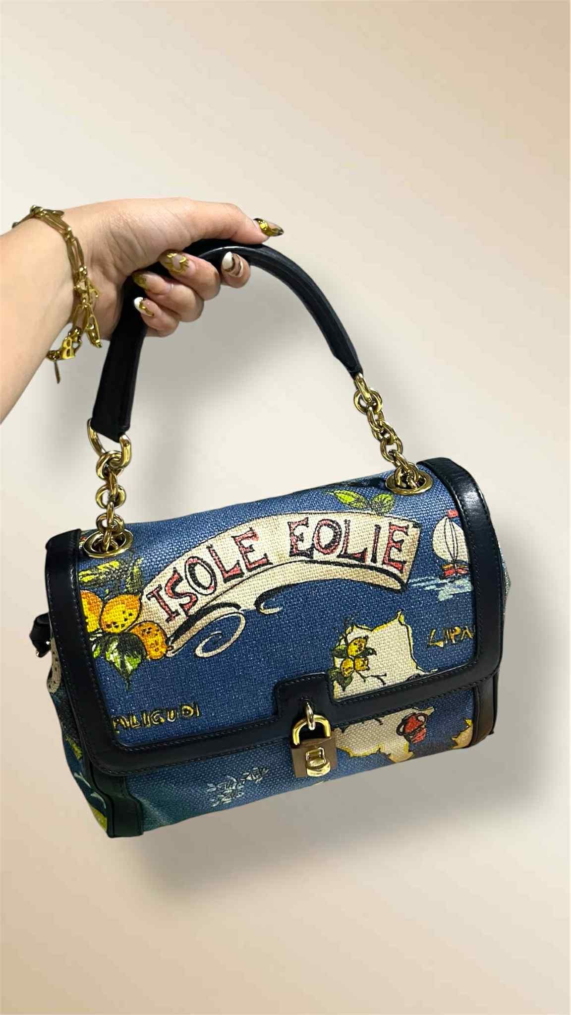 Dolce & Gabbana Dolce & Gabbana - Isole Eolie Shoulder Bag Size ONE SIZE - 4 Thumbnail