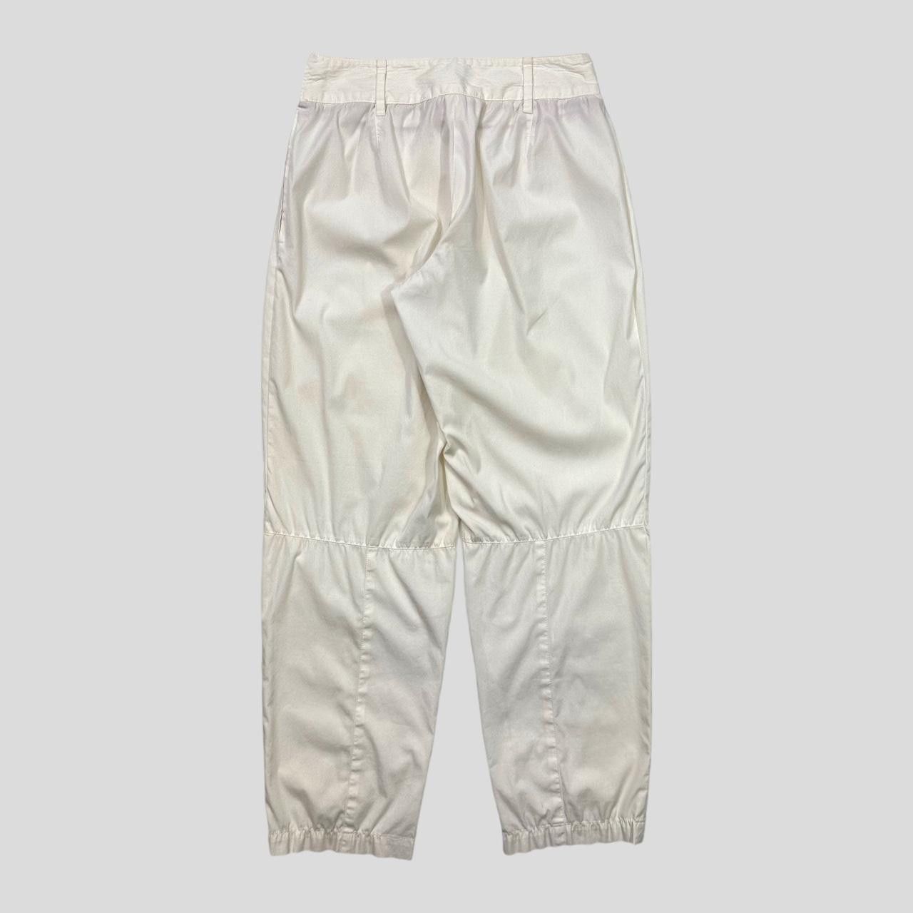 Prada Prada Sport 00’s Linen Ponte Trousers - UK6-8 Size 27" / US 4 / IT 40 - 3 Thumbnail