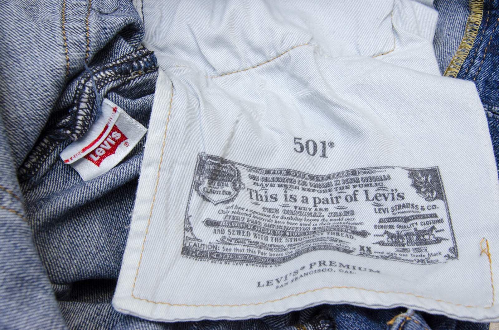 Levi's Levis 501 Original Vintage Jeans. Size W34 L36 Size US 42 / EU 58 - 7 Thumbnail