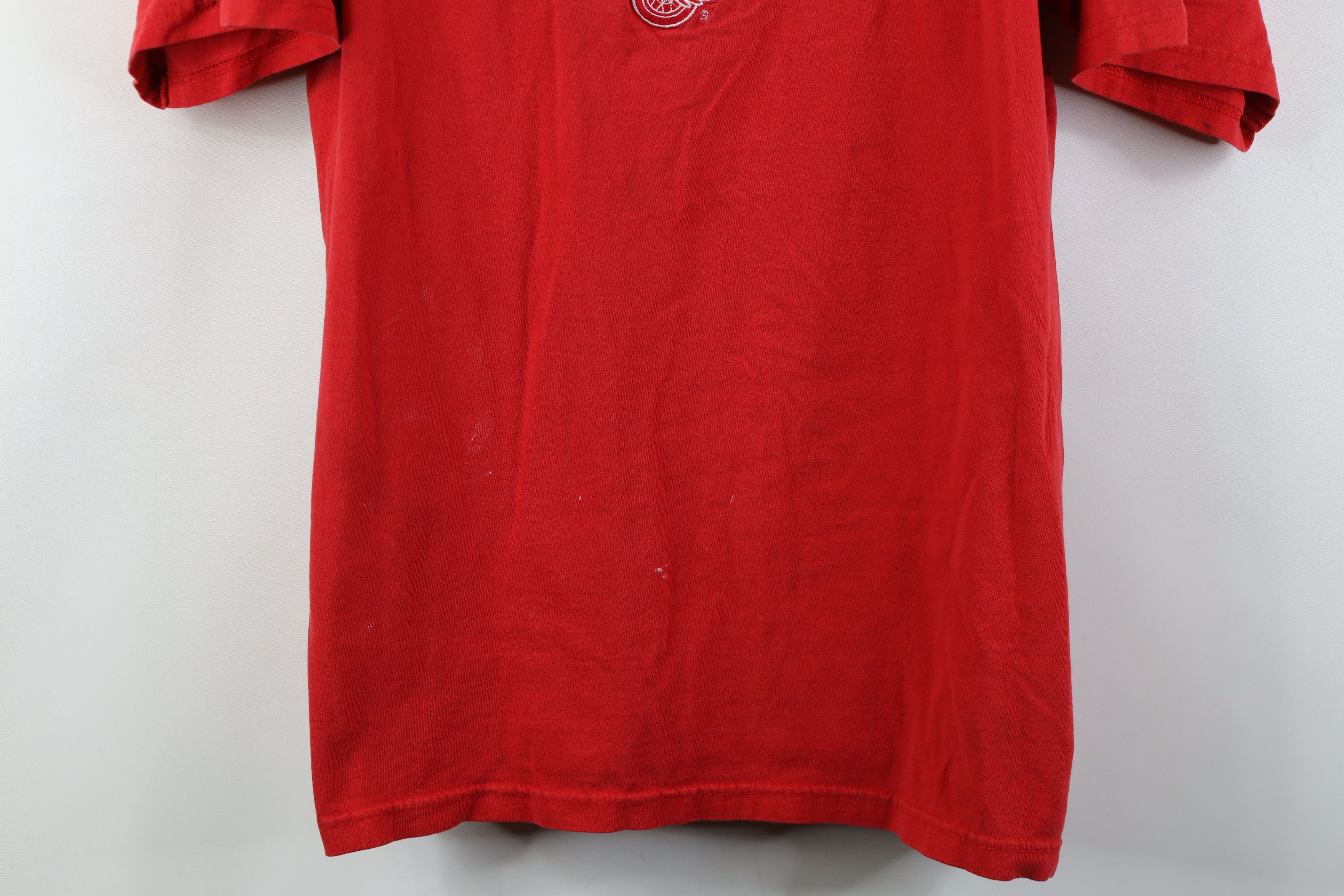 Vintage Vintage 90s Spell Detroit Red Wings Hockey T-Shirt Cotton Size US XL / EU 56 / 4 - 3 Thumbnail