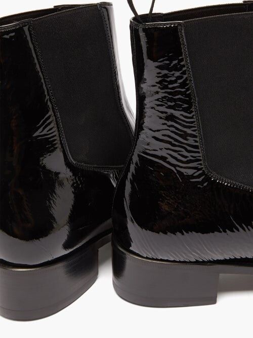 Tom Ford o1loc1c1024 J1331T Sheep Leather Boot in Black Size US 11 / EU 44 - 3 Thumbnail