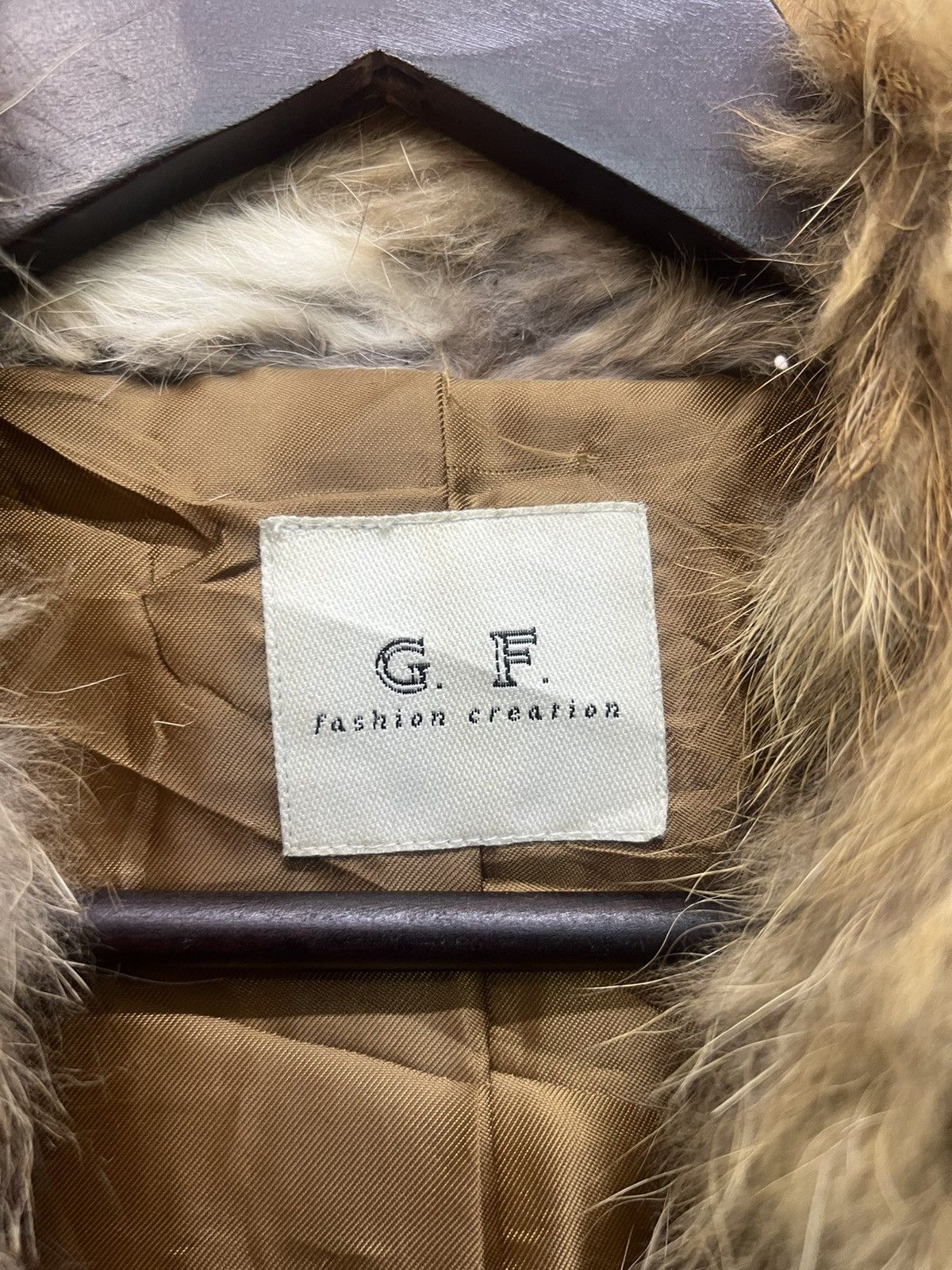 Japanese Brand G.F Fashion Creation Faux Fur Coat Size M / US 6-8 / IT 42-44 - 8 Thumbnail