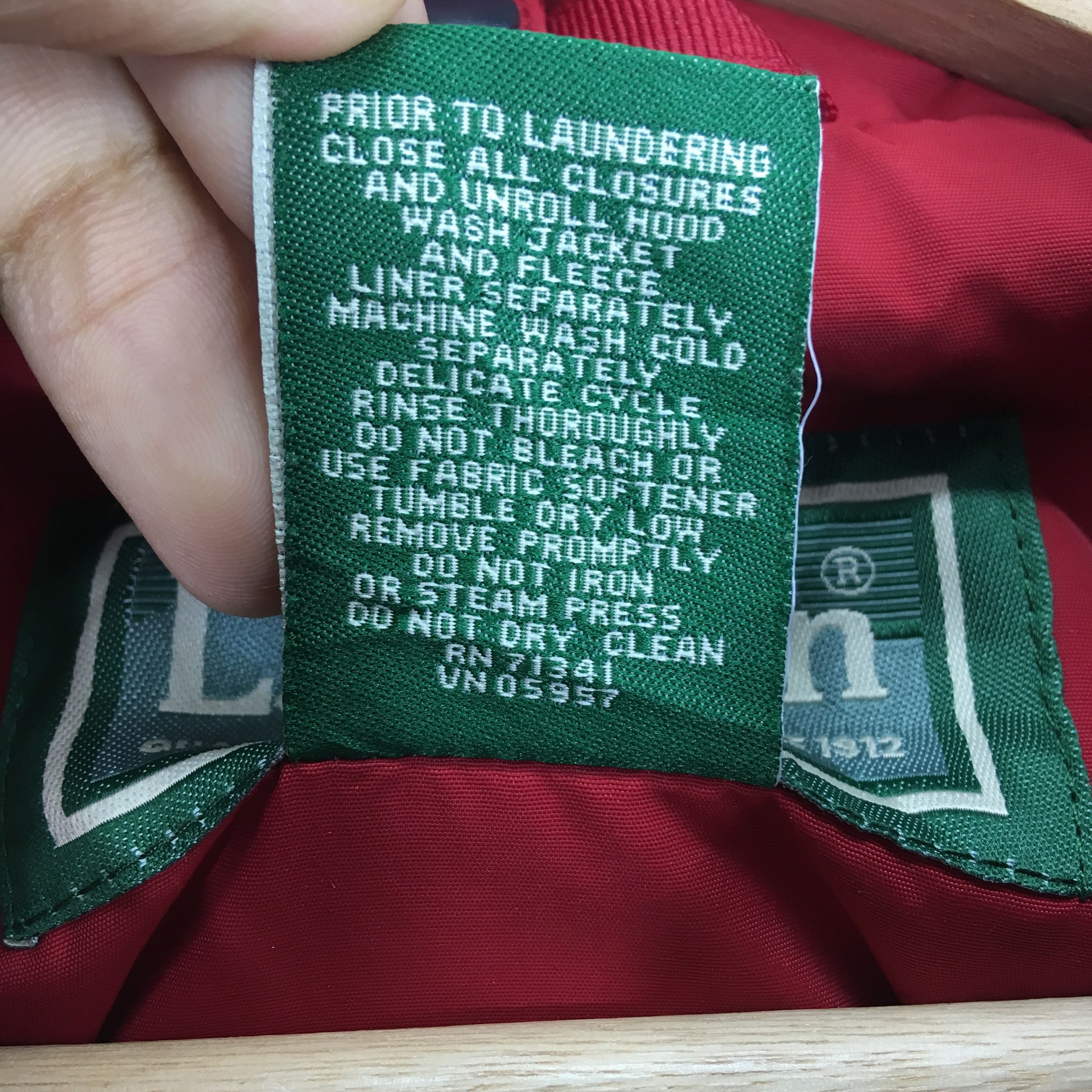 L.L. Bean Vintage 90's LL Bean Red Light Jacket Outdoor Size US M / EU 48-50 / 2 - 8 Thumbnail
